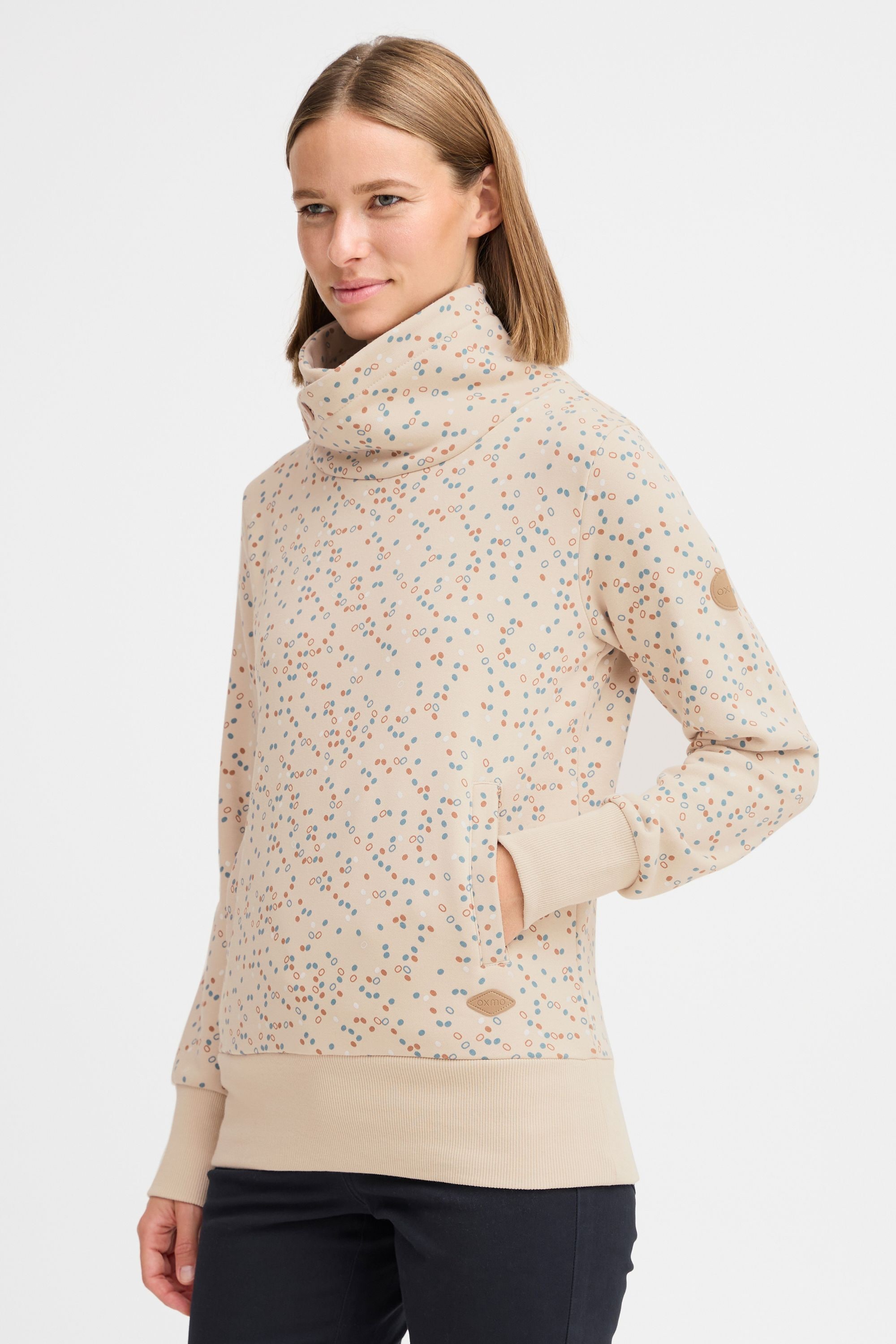 OXMO Rundhalspullover »Sweater OXBEATANETTE«