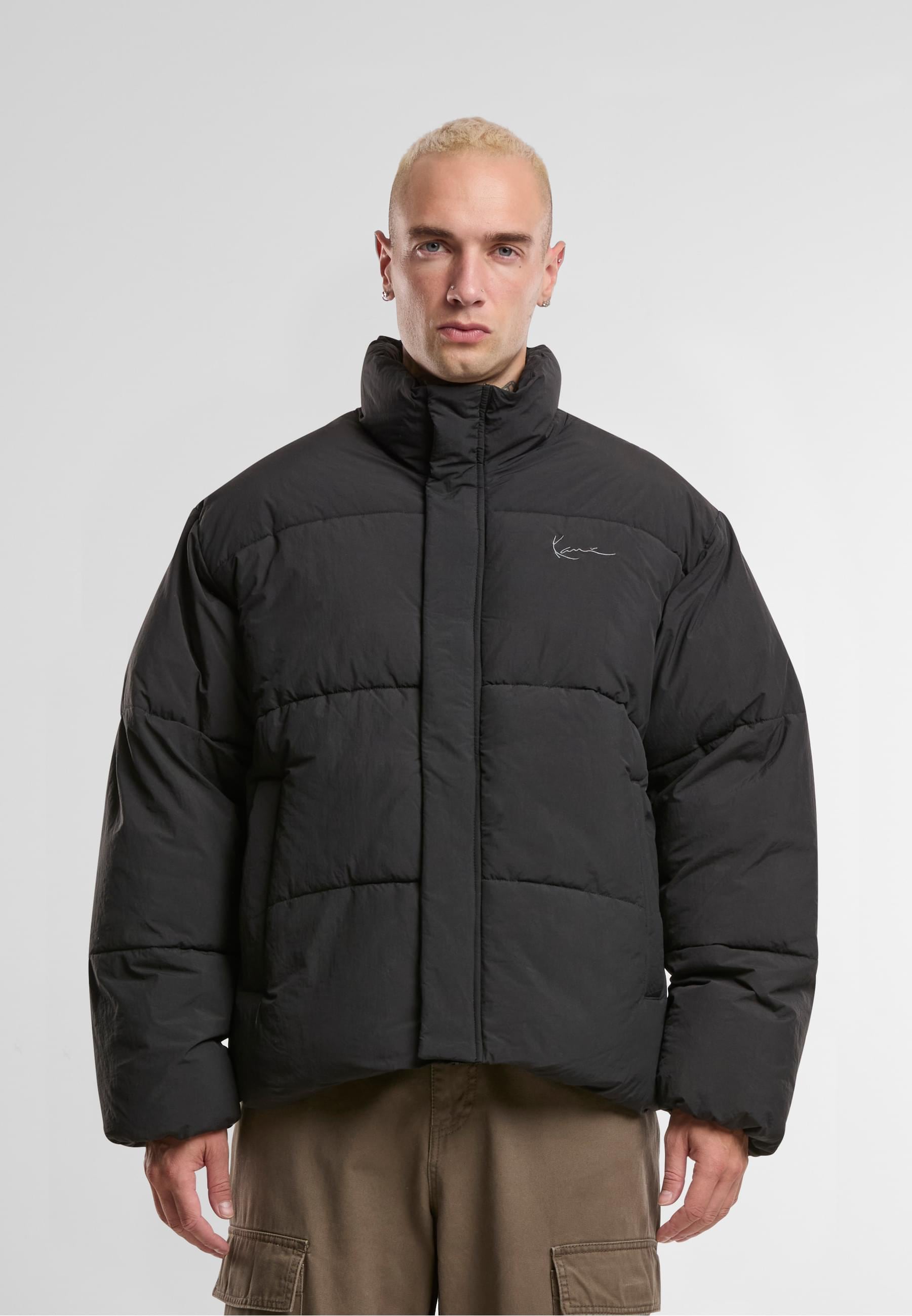 Karl Kani Winterjacke »Karl Kani Karl Kani Small Signature Puffer Jacket«, (1 St.), ohne Kapuze