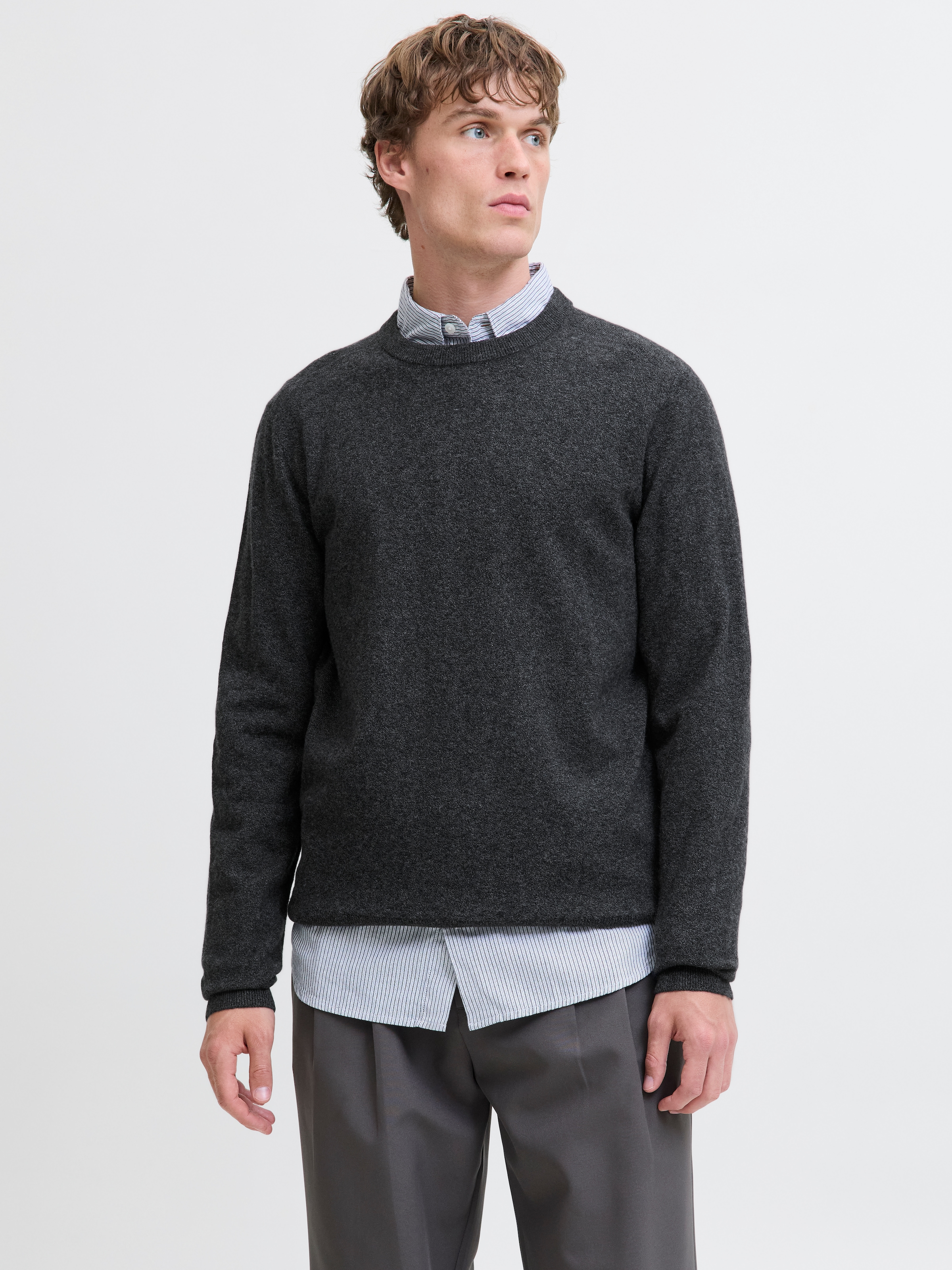 Jack & Jones Strickpullover "JJEPERFECT WOOL KNIT CREW NECK SN" günstig online kaufen