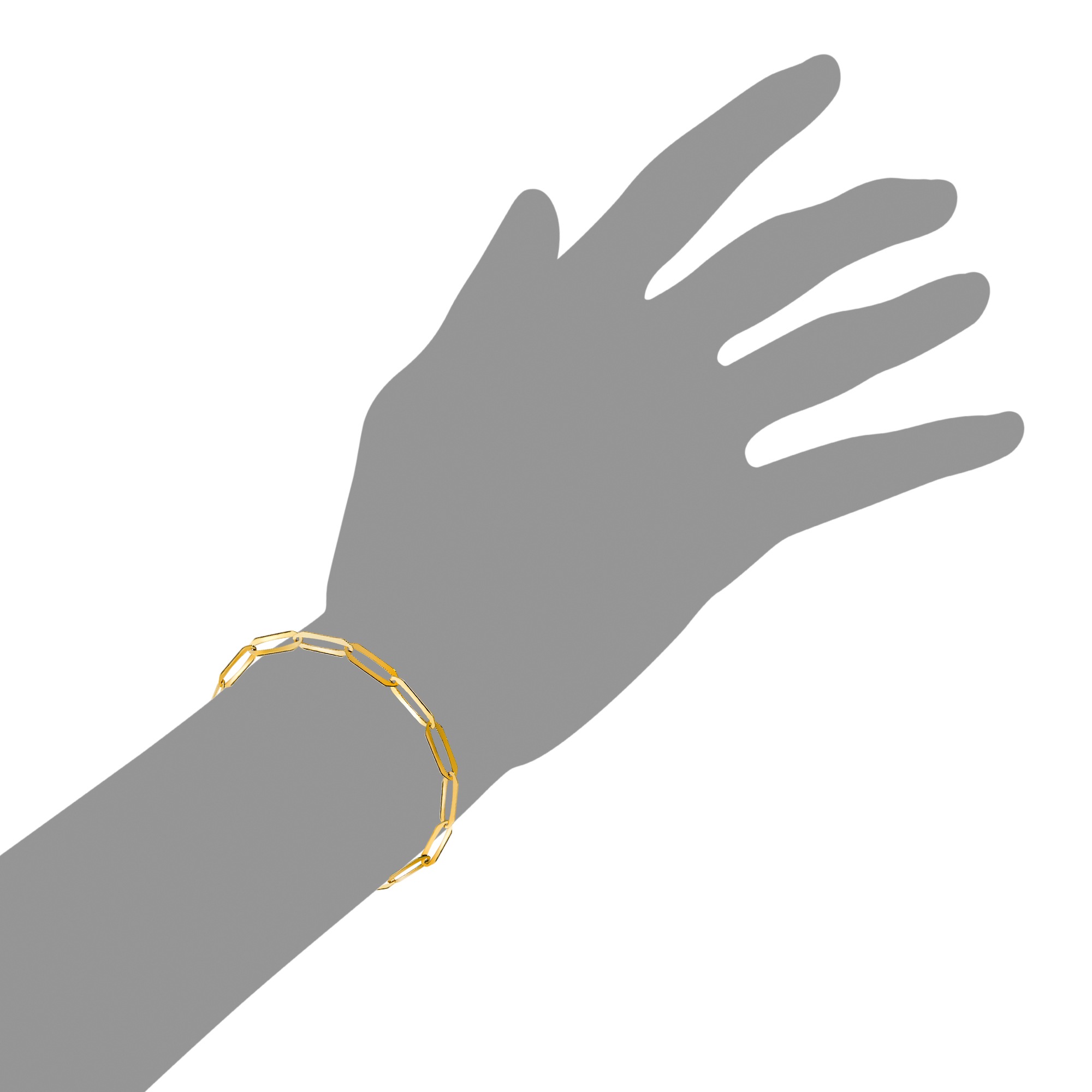 Vivance Armband »375/- Gelbgold glanz Ankerkette«