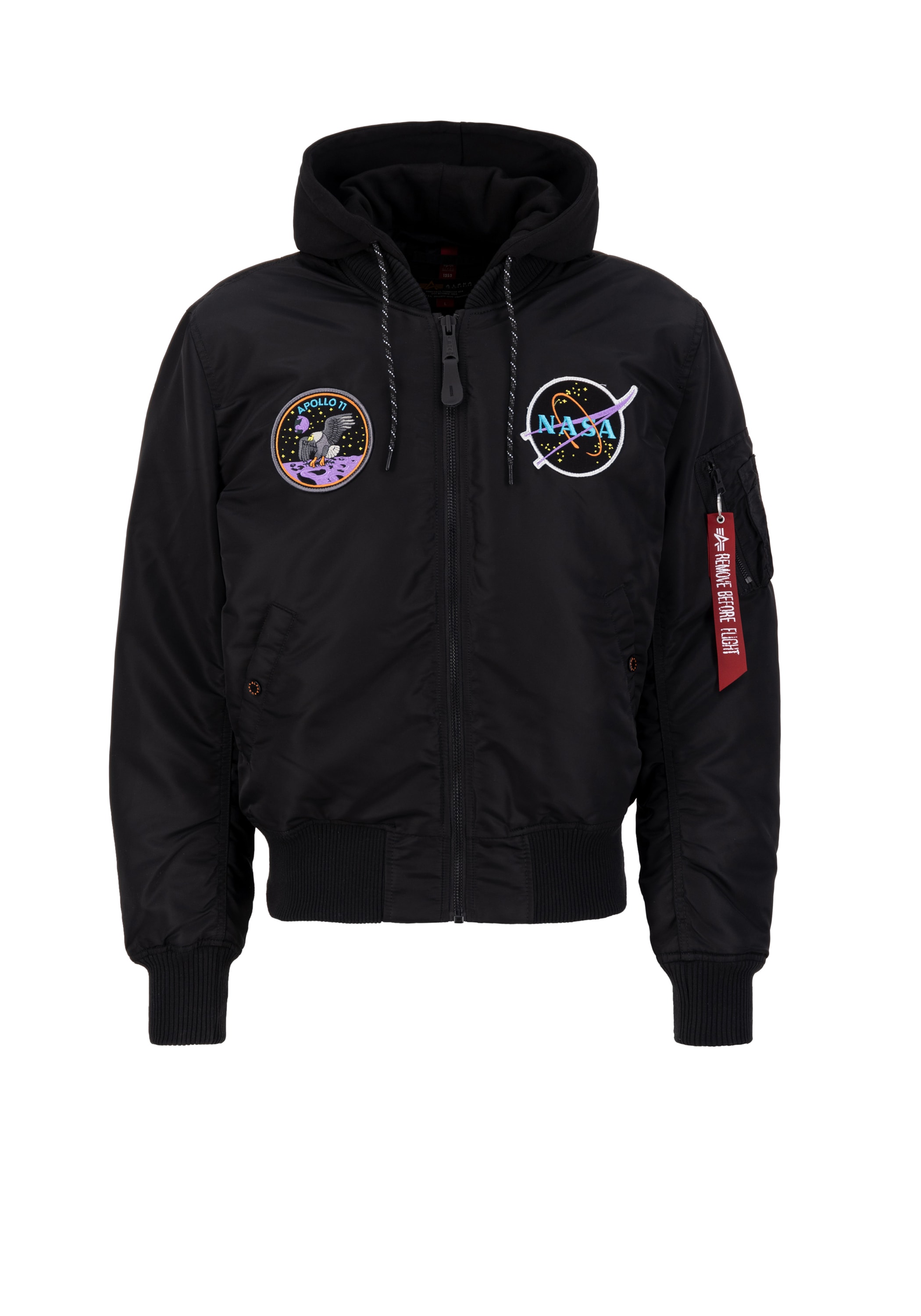 Alpha Industries Bomberjacke "Alpha Industries Men - Bomber Jackets MA-1 VF Hood Dark Side"