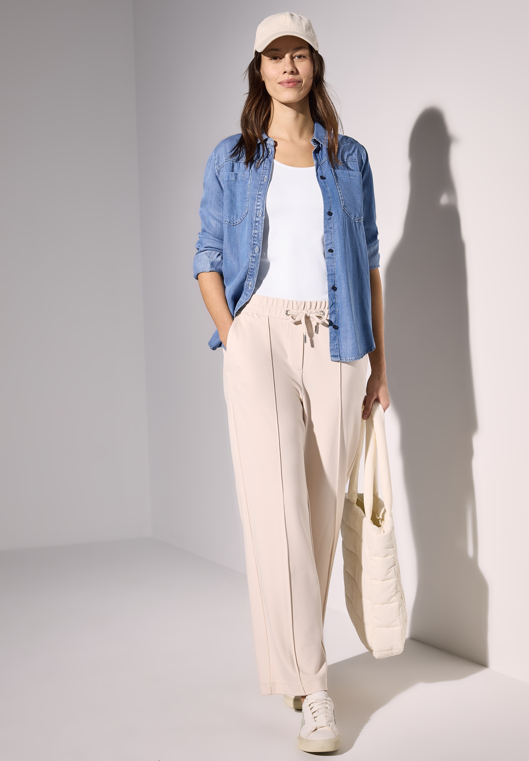 Thumbnail - Cecil Trägertop "Style Linda" mit tiefem Rundhalsausschnitt