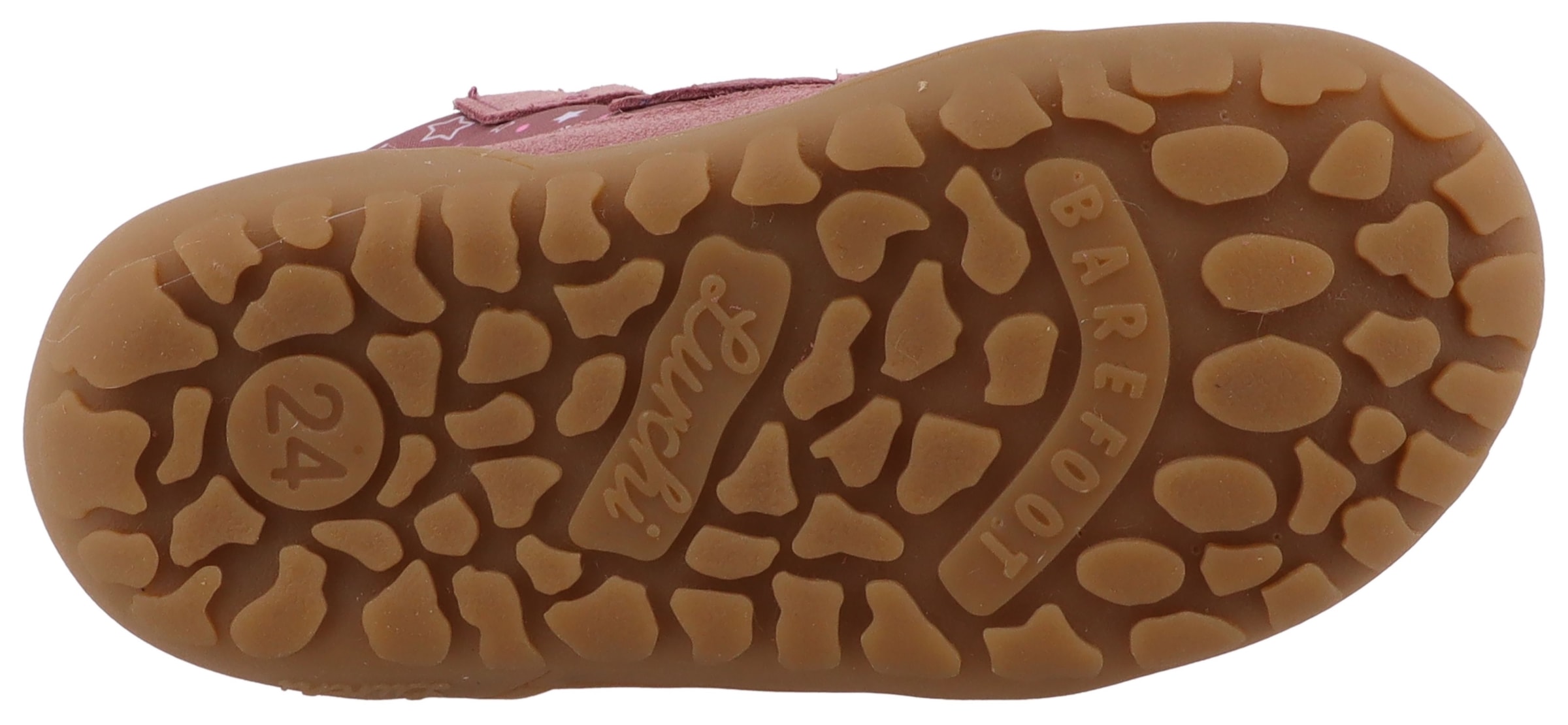 Lurchi Barfußschuh »Jilly Barefoot TEX«, Klettschuh mit Warmfutter, Größenschablone zum Download