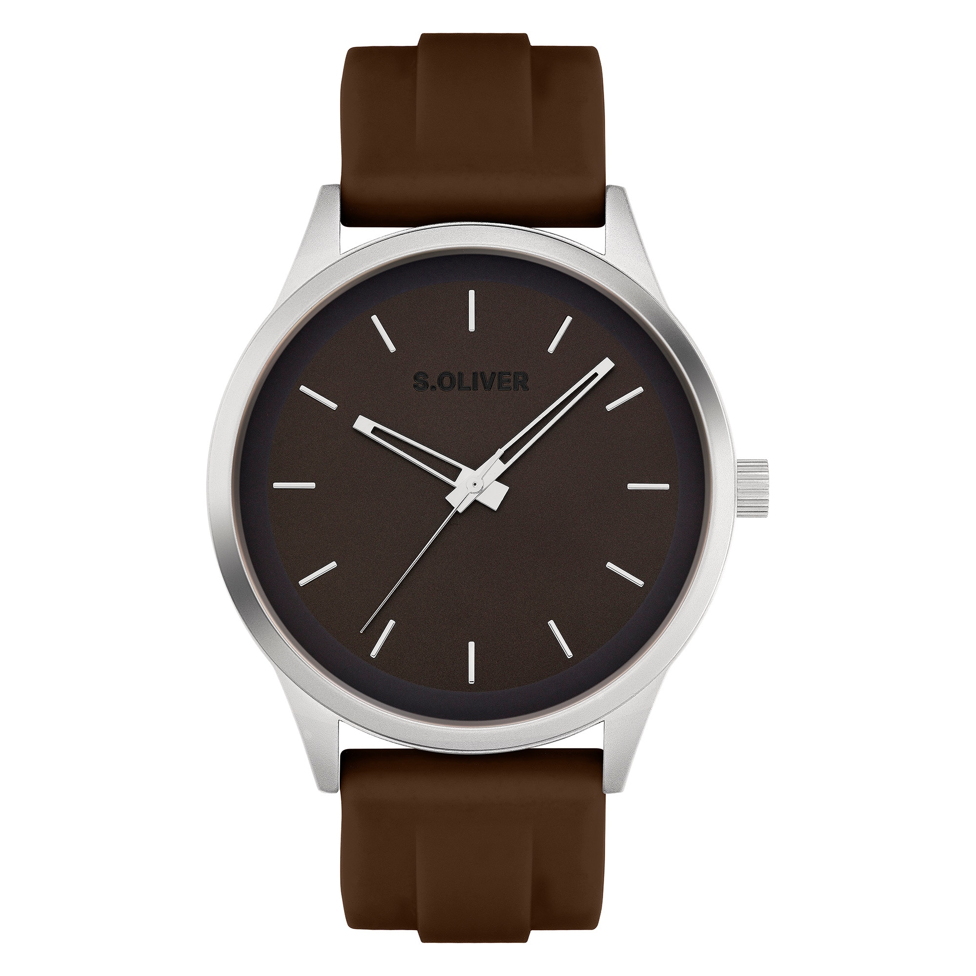 s.Oliver Quarzuhr »Sport Silicone« Armbanduhr, Herrenuhr, Silikonarmband, analog