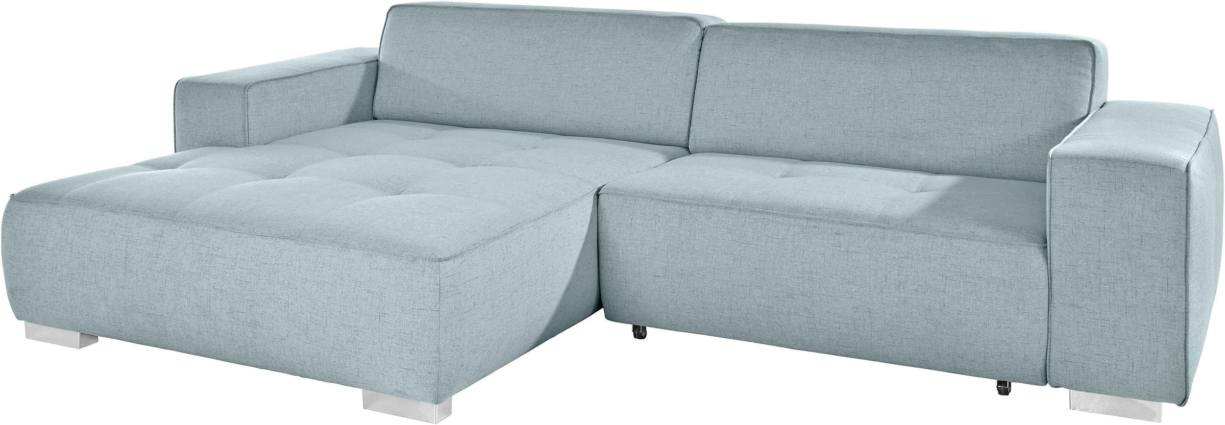 Home affaire Ecksofa "Sapporo L-Form" wahlweise Bettfunktion oder Sitztiefe günstig online kaufen