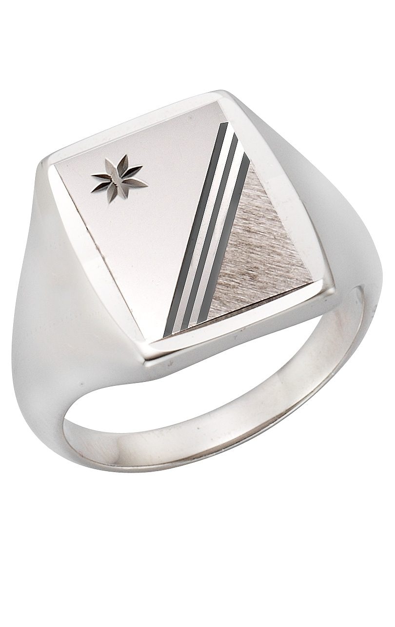 Fingerring »Schmuck Geschenk Silber 925 Herrenring Silberring Siegelring«