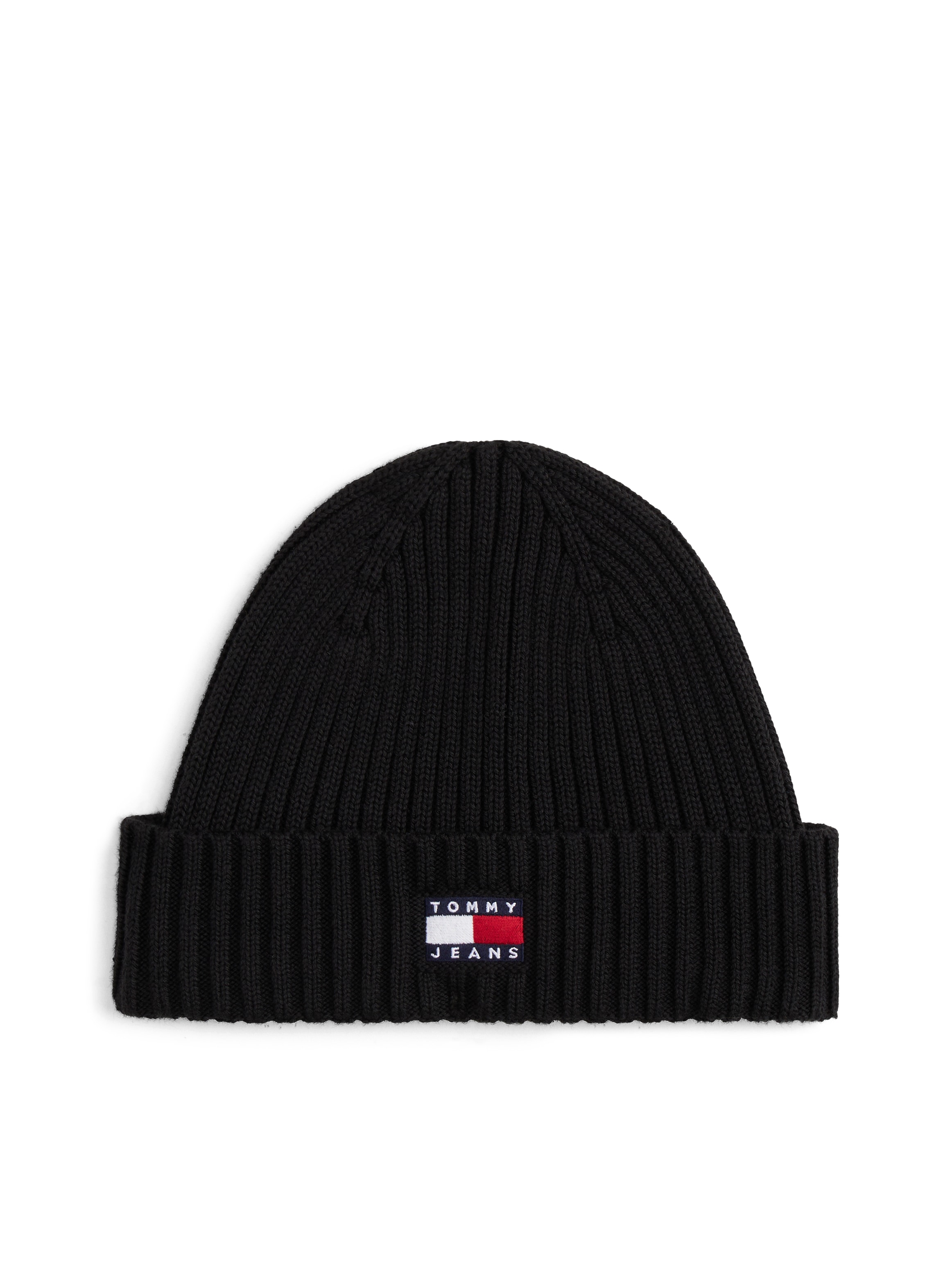 Tommy Jeans Beanie "TJM HERITAGE CORE" Rippstrick, Umschlag, normale Passfo günstig online kaufen
