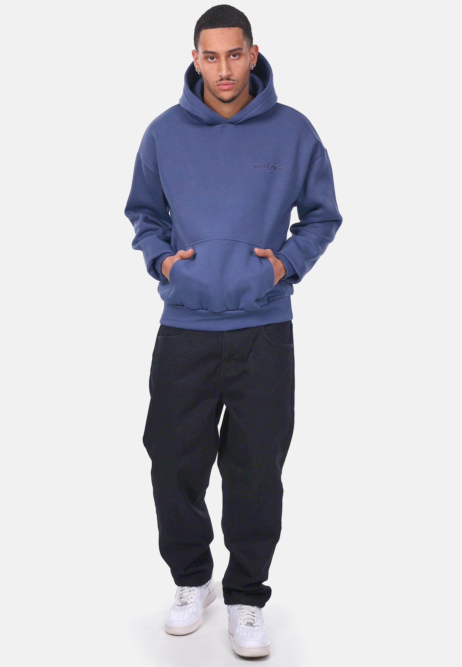 Dropsize Kapuzensweatshirt »Dropsize HEAVY OVERSIZE EMBO HOODIE«, (1 tlg.)