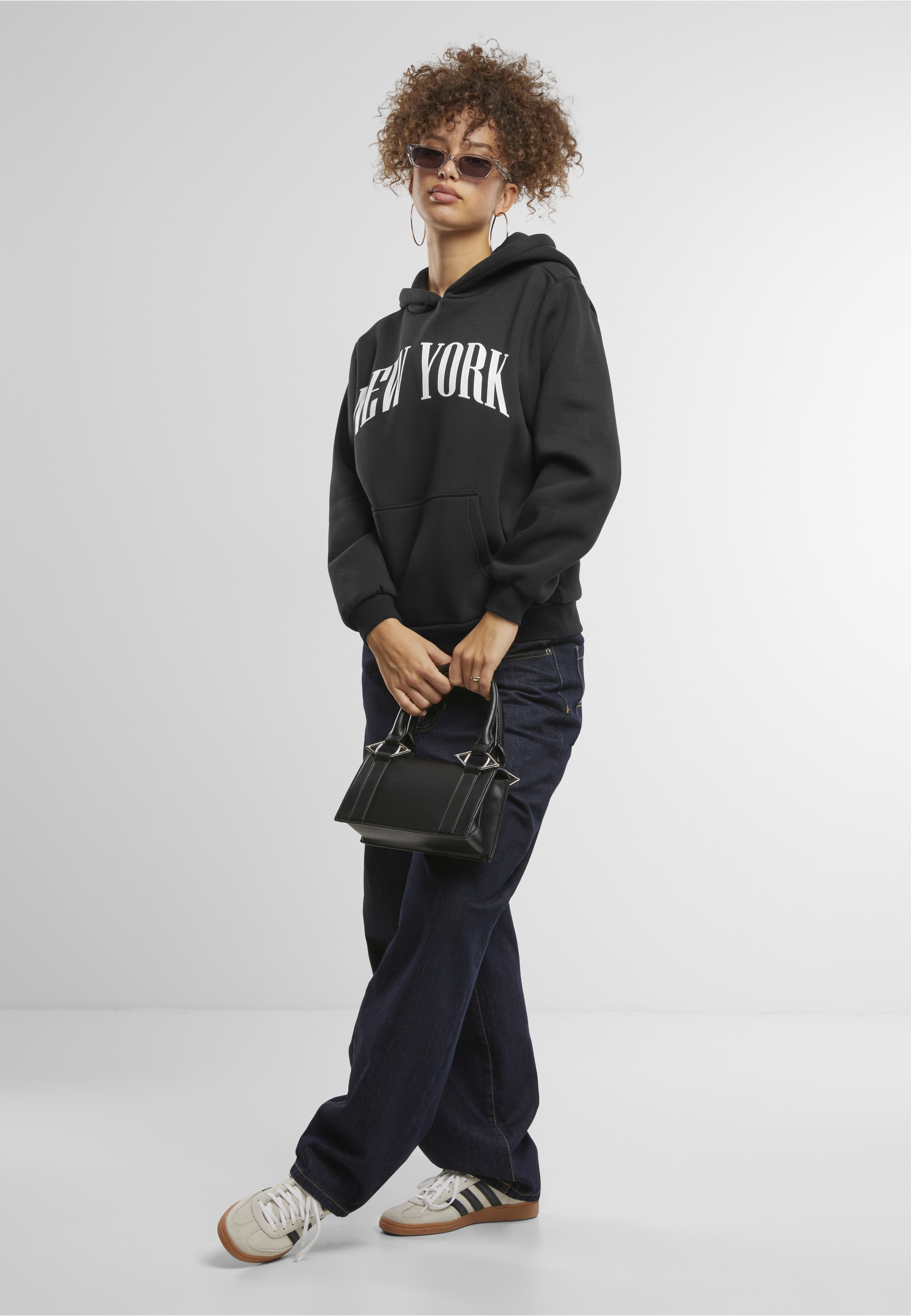Miss Tee Kapuzenpullover »Miss Tee New York Ladies Fluffy Hoody« 1