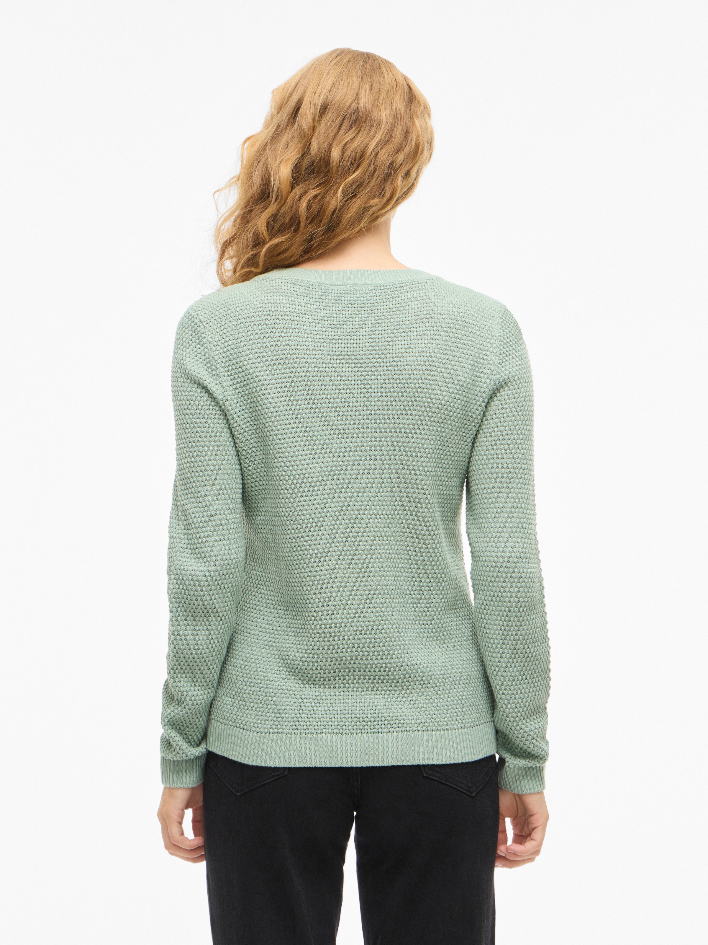 Vila Rundhalspullover "VIDALO O-NECK L/S KNIT TOP- NOOS" günstig online kaufen