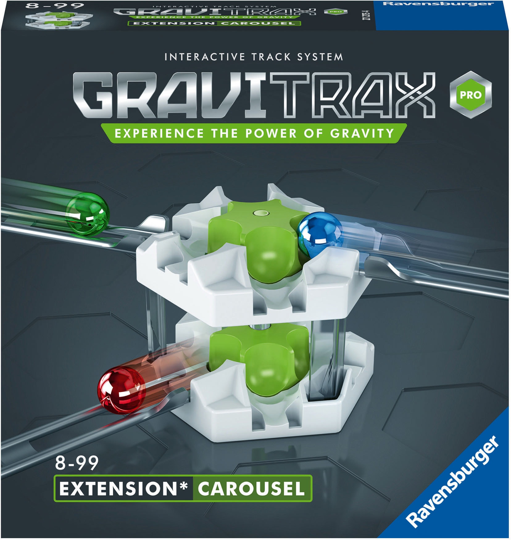 Ravensburger Kugelbahn-Bausatz »GraviTrax PRO Carousel«, Made in Europe