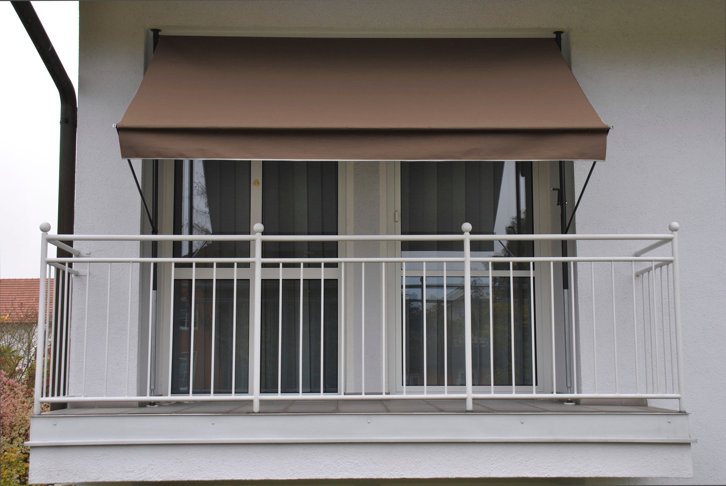 Angerer Freizeitmöbel Klemmmarkise "Style" BxH: 350 x 225-275 cm, Ausfall 1 günstig online kaufen