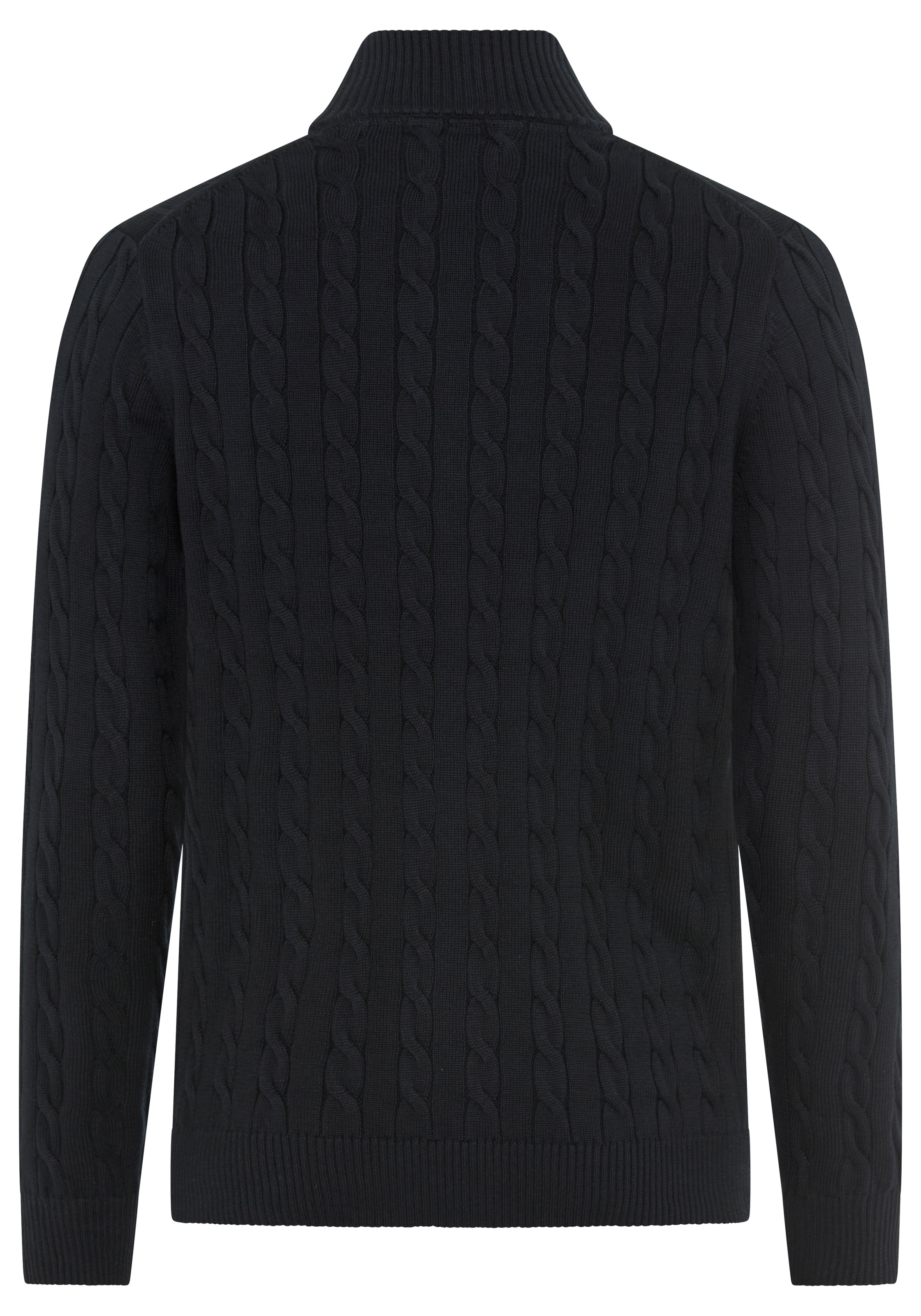 Gant Strickjacke "COTTON CABLE ZIPPED CARDIGAN", mit Stehkragen, regular fi günstig online kaufen