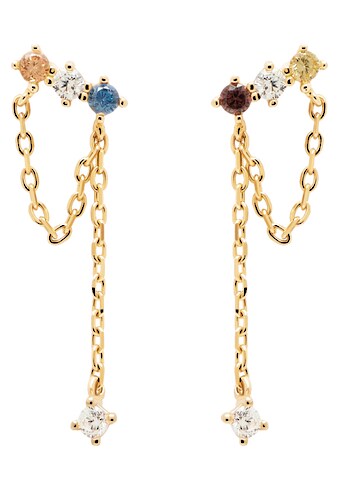 PDPAOLA Paar Ohrhänger »Mana Gold Earrings, AR01-297-U«, mit Zirkonia (synth.) kaufen