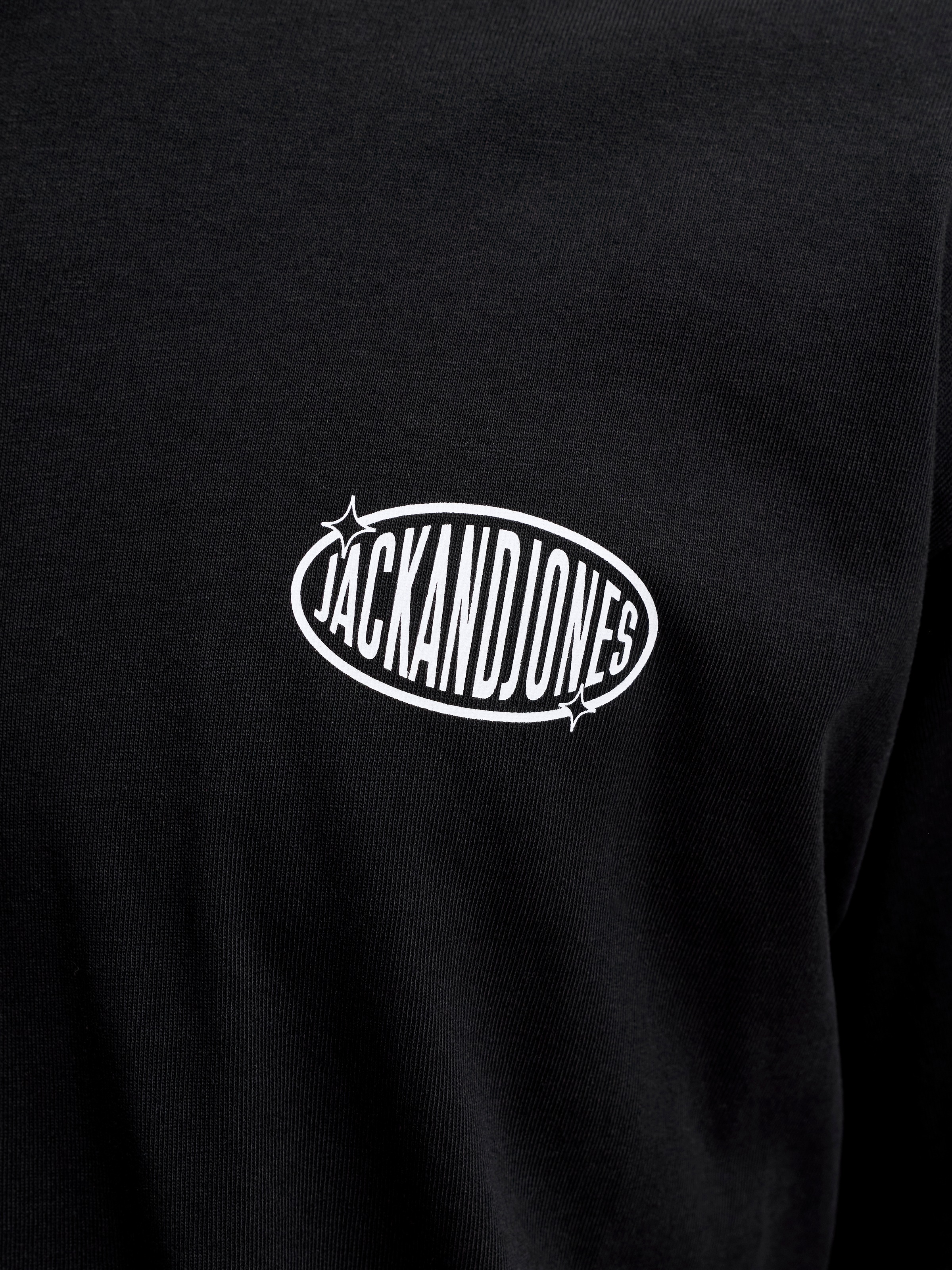 Jack & Jones T-Shirt »JJLEGACY TEE SS CREW NECK« Baumwolle, locker geschnitten
