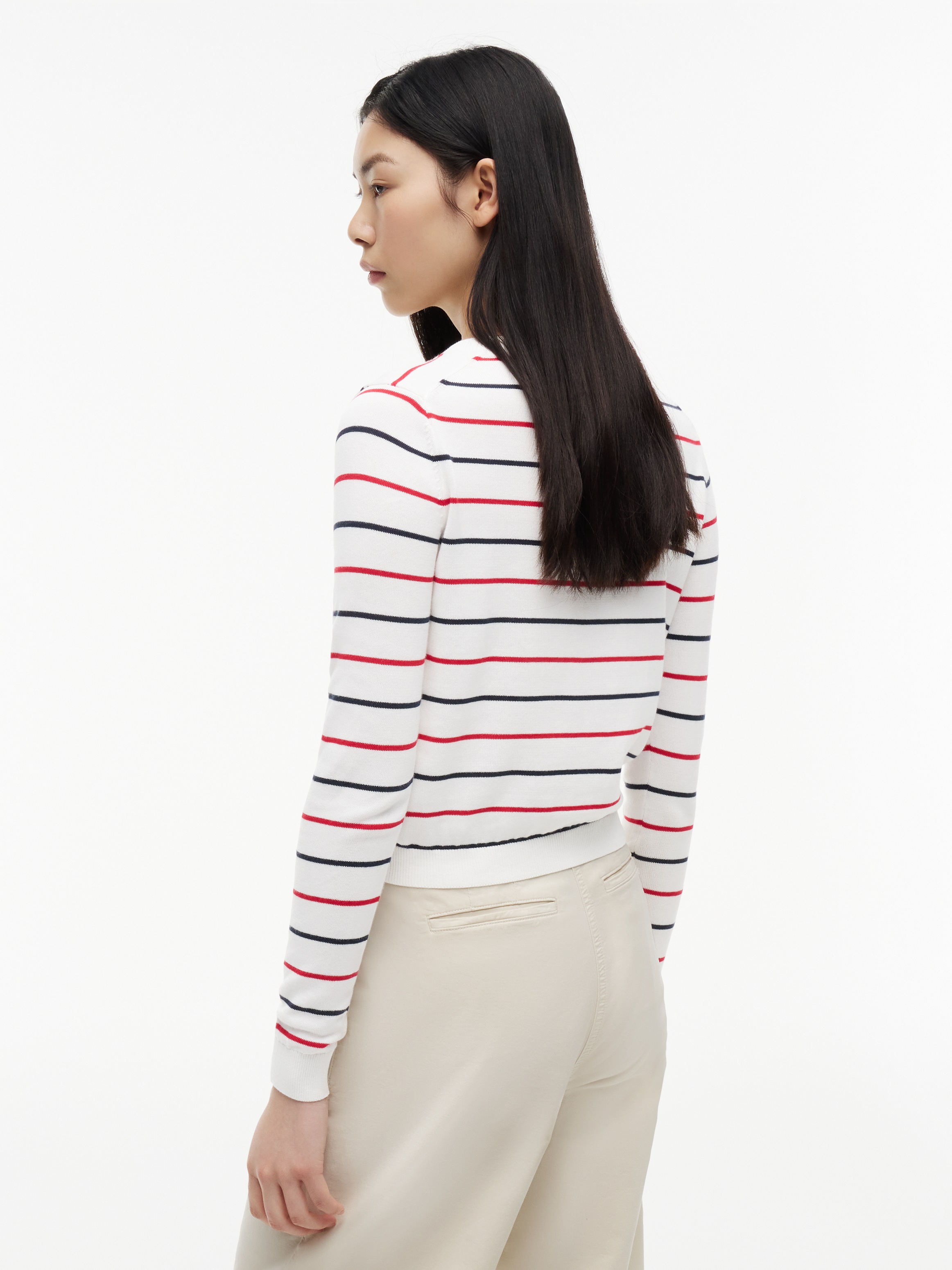 Tommy Jeans Strickjacke »TJW ESSENTIAL CREW NECK CARDIGAN« Baumwolle