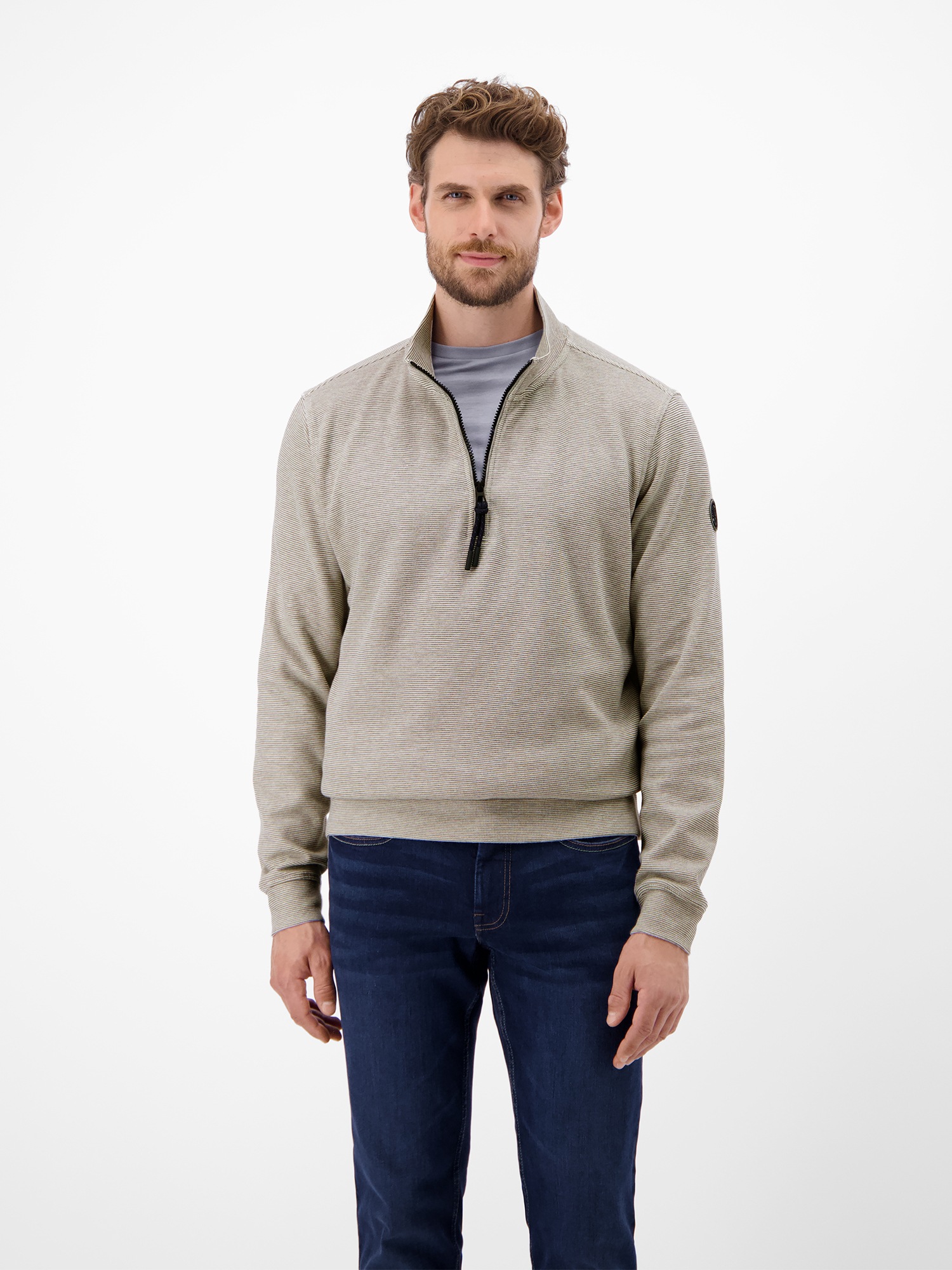 LERROS Sweatshirt "LERROS Unifarbener Sweattroyer für Herren" günstig online kaufen