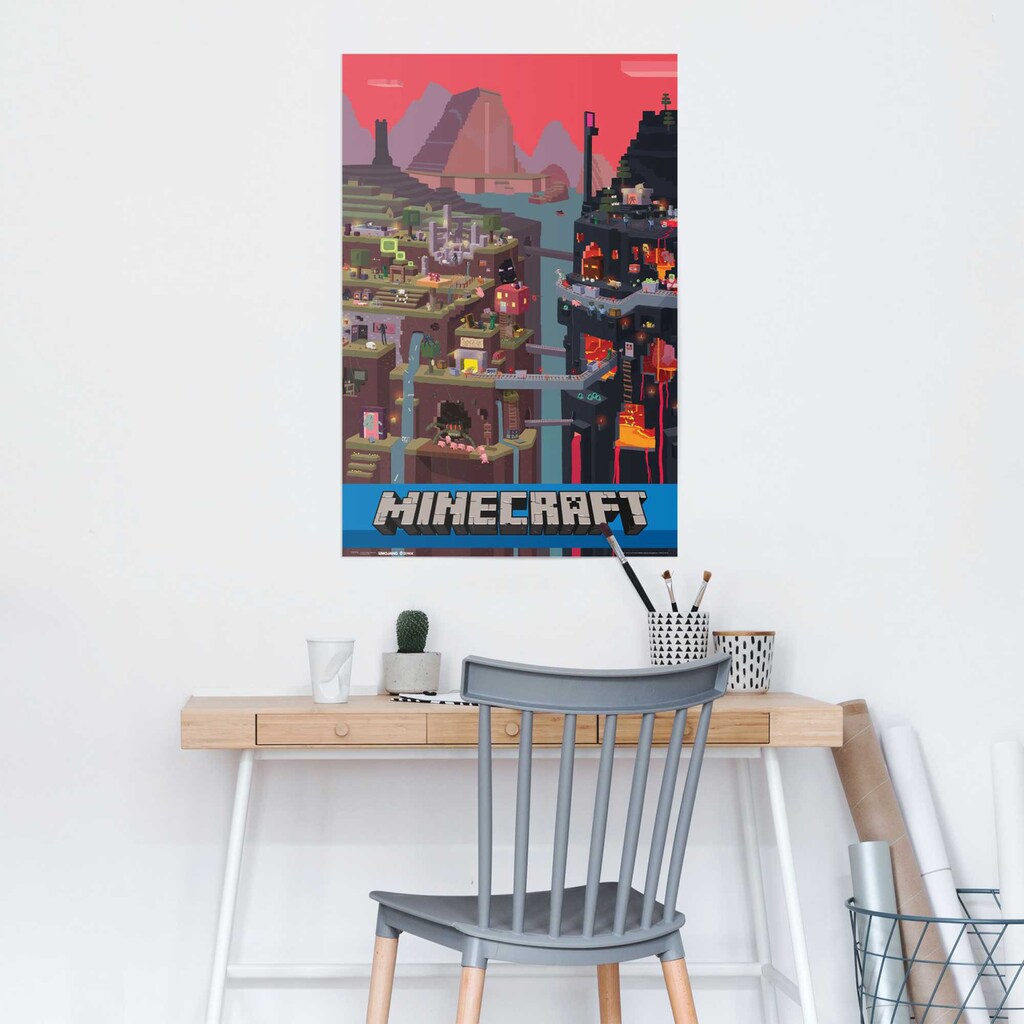 Reinders! Poster »Minecraft«, (1 St.)