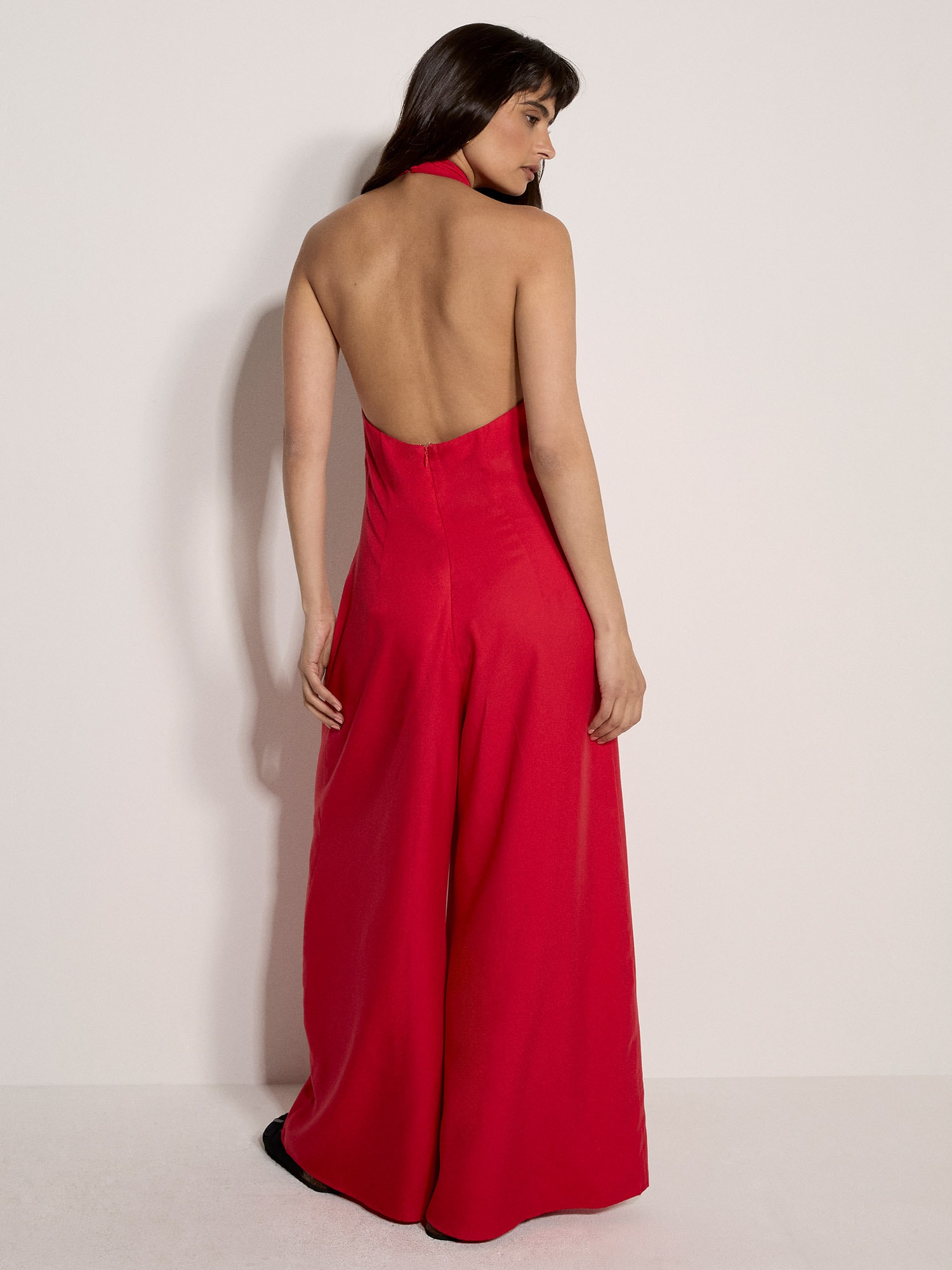 Apricot Jumpsuit »Neckholder-Jumpsuit« mit weitem Bein