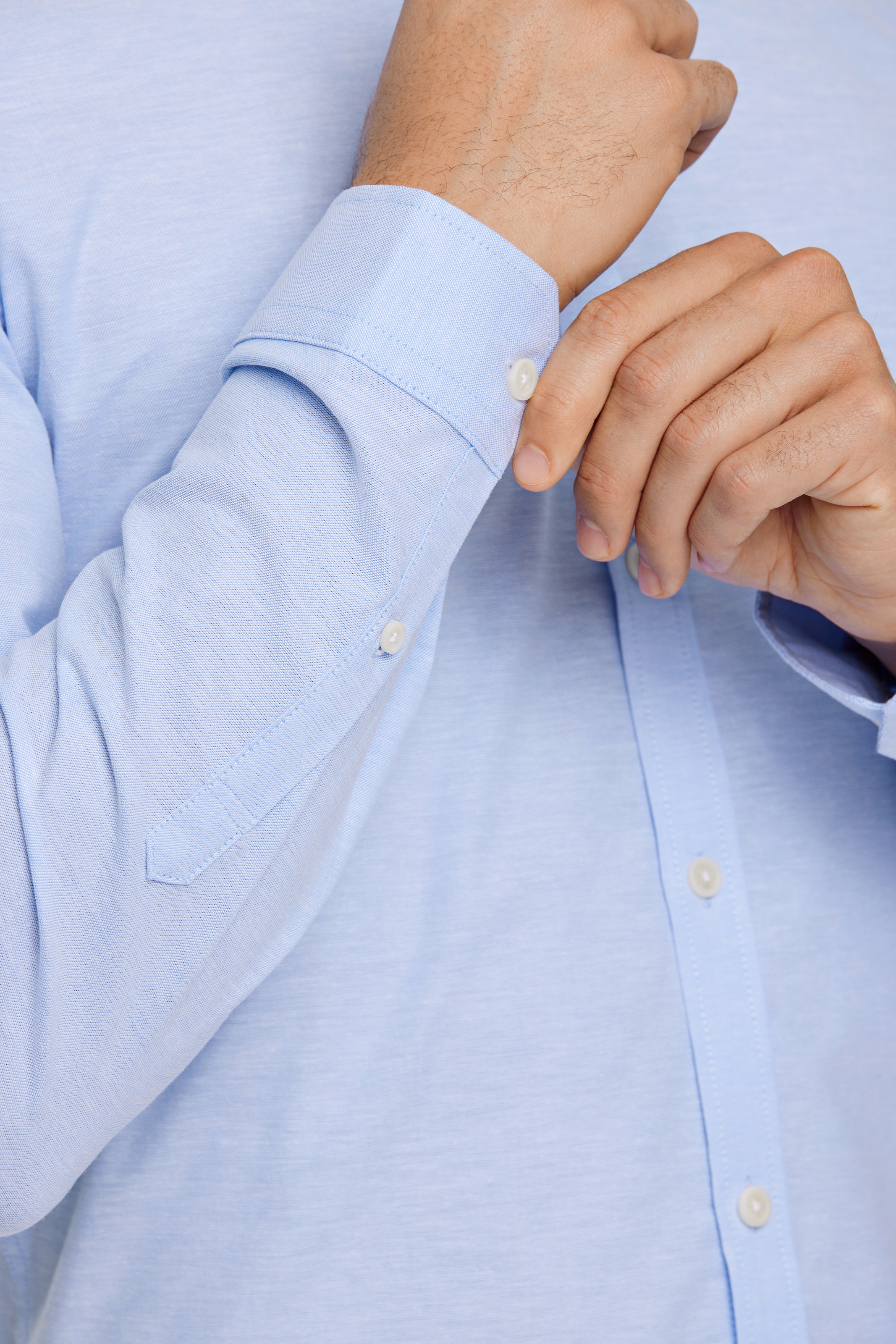 LINDBERGH Langarmhemd, mit Button-Down-Kragen