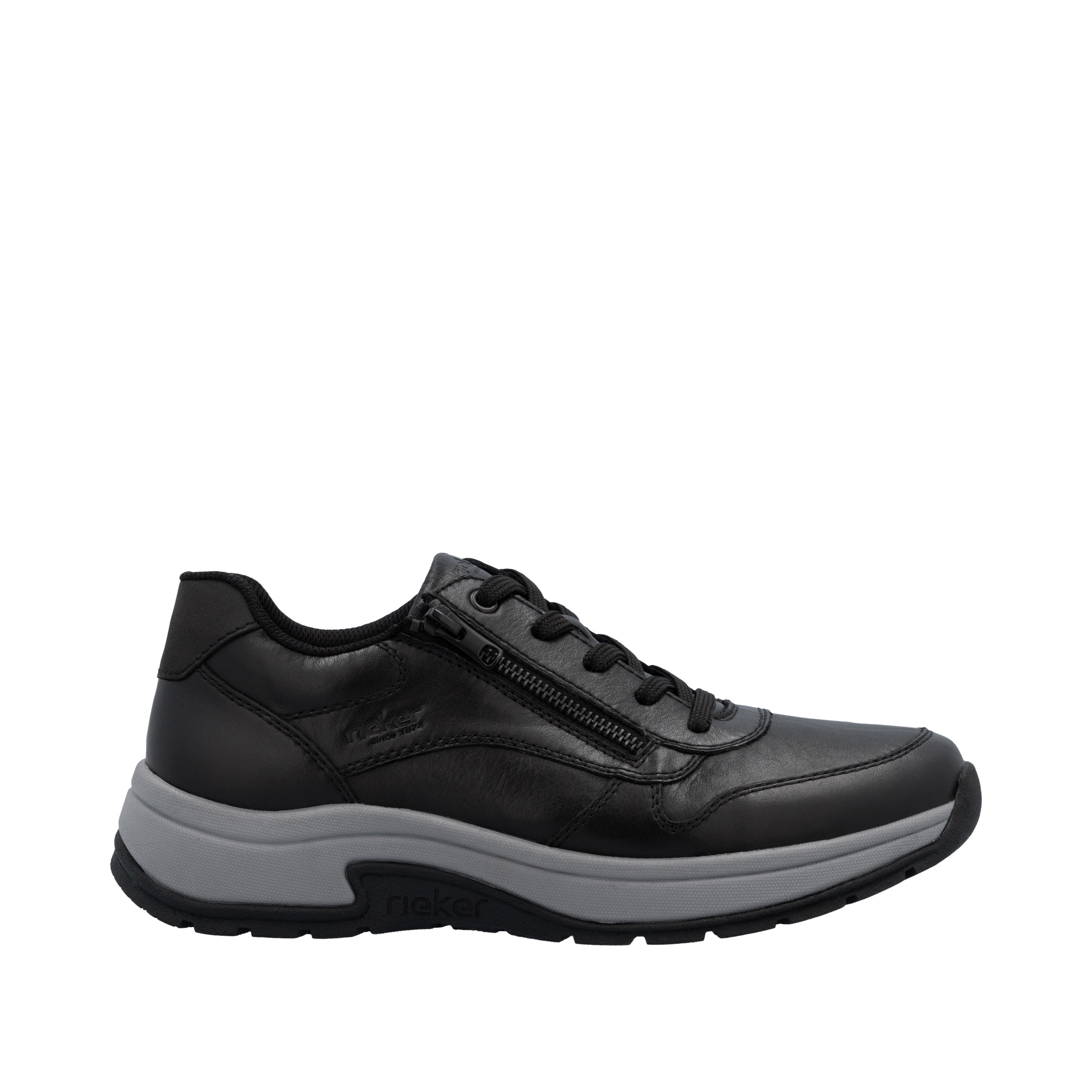Rieker Sneaker, Schnürschuh, Halbschuh, Freizeitschuh mit gepolstertem Schaftrand