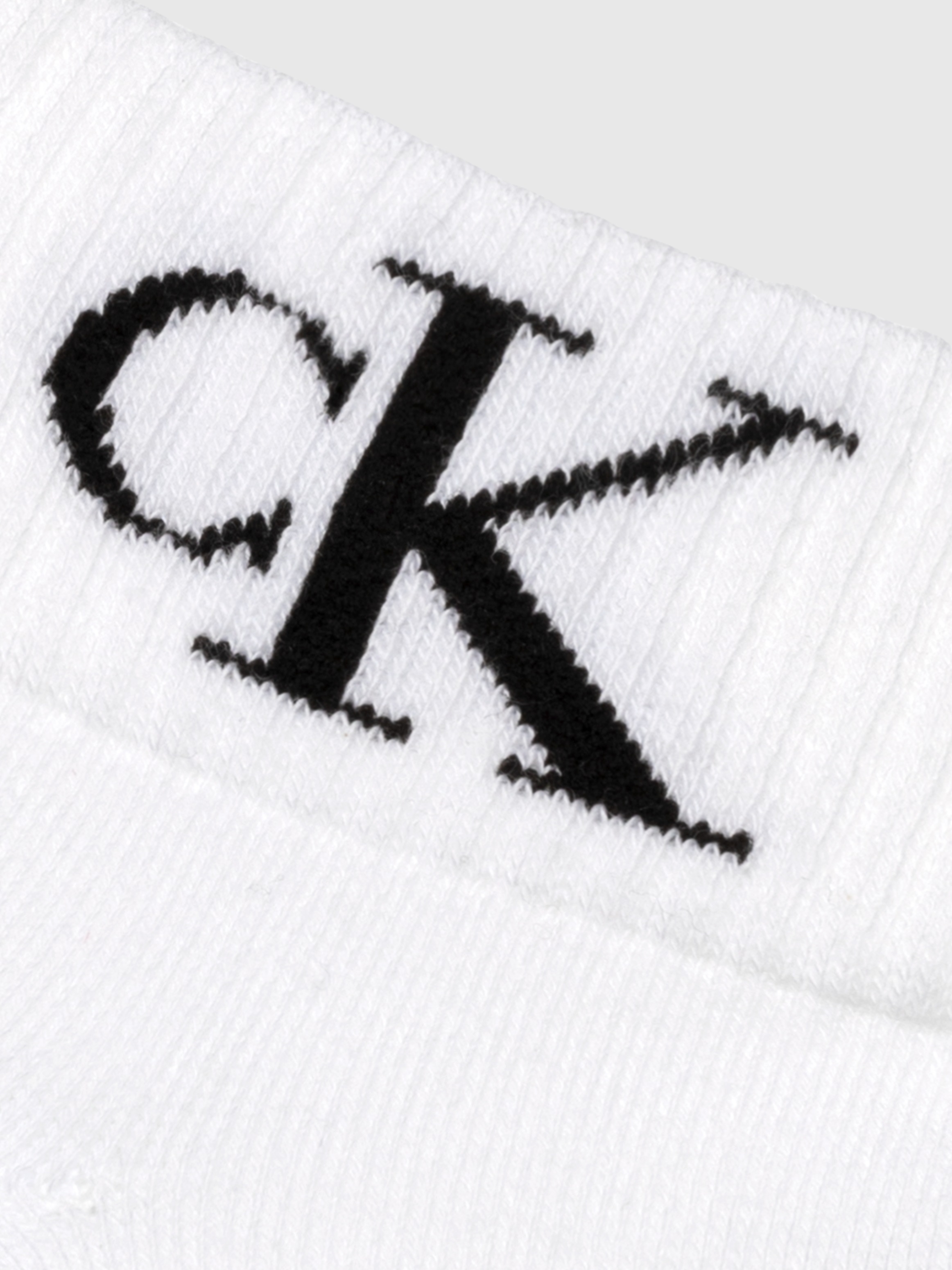 Thumbnail - Calvin Klein Jeans Kurzsocken "CKJ WOMEN QUARTER 2P MONOGRAM", (2 Paar, 2 Paar), mit Logostickerei