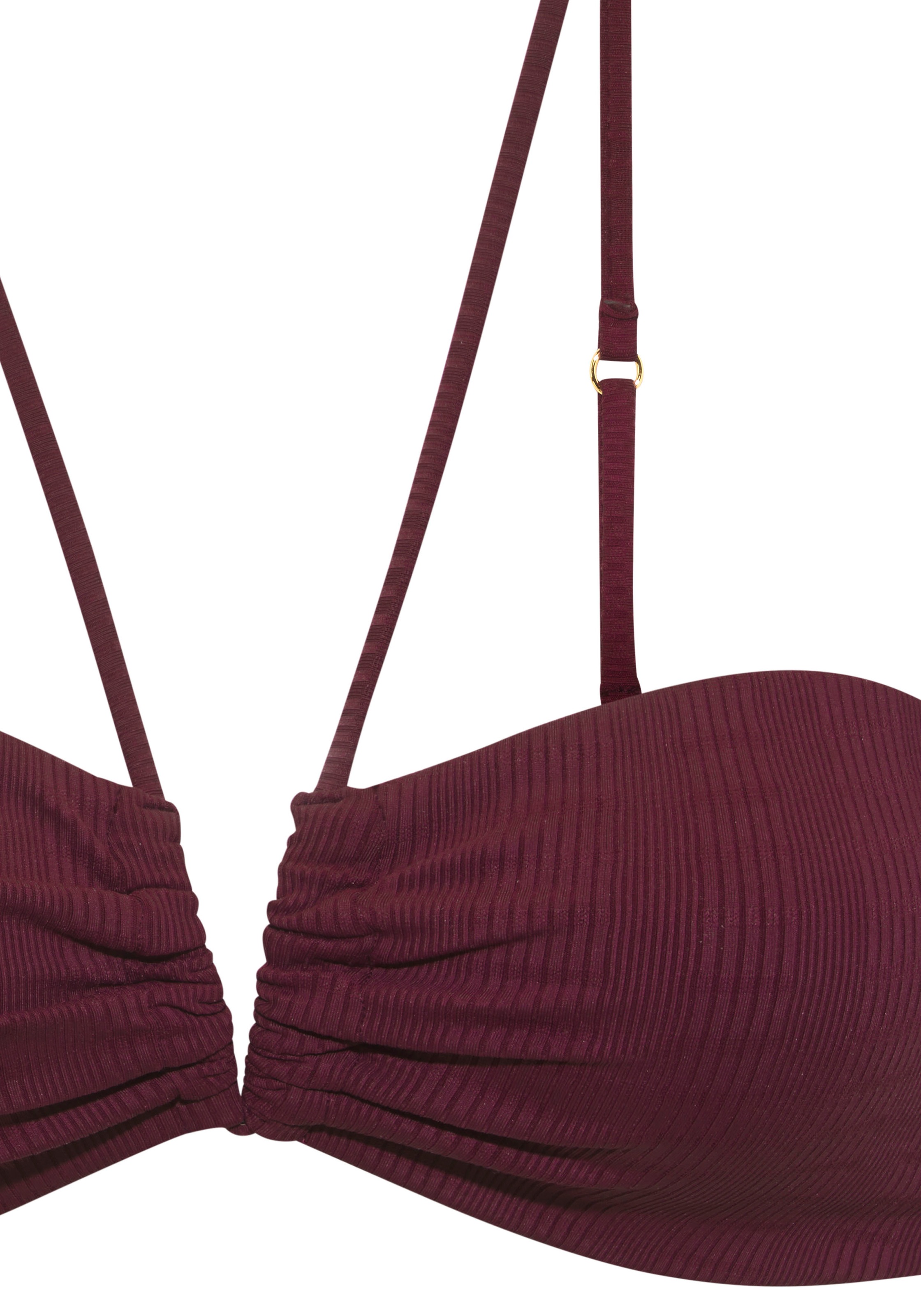 Copenhagen Studios Bandeau-Bikini-Top "Nela", mit V-förmigem Cut-Out vorn günstig online kaufen