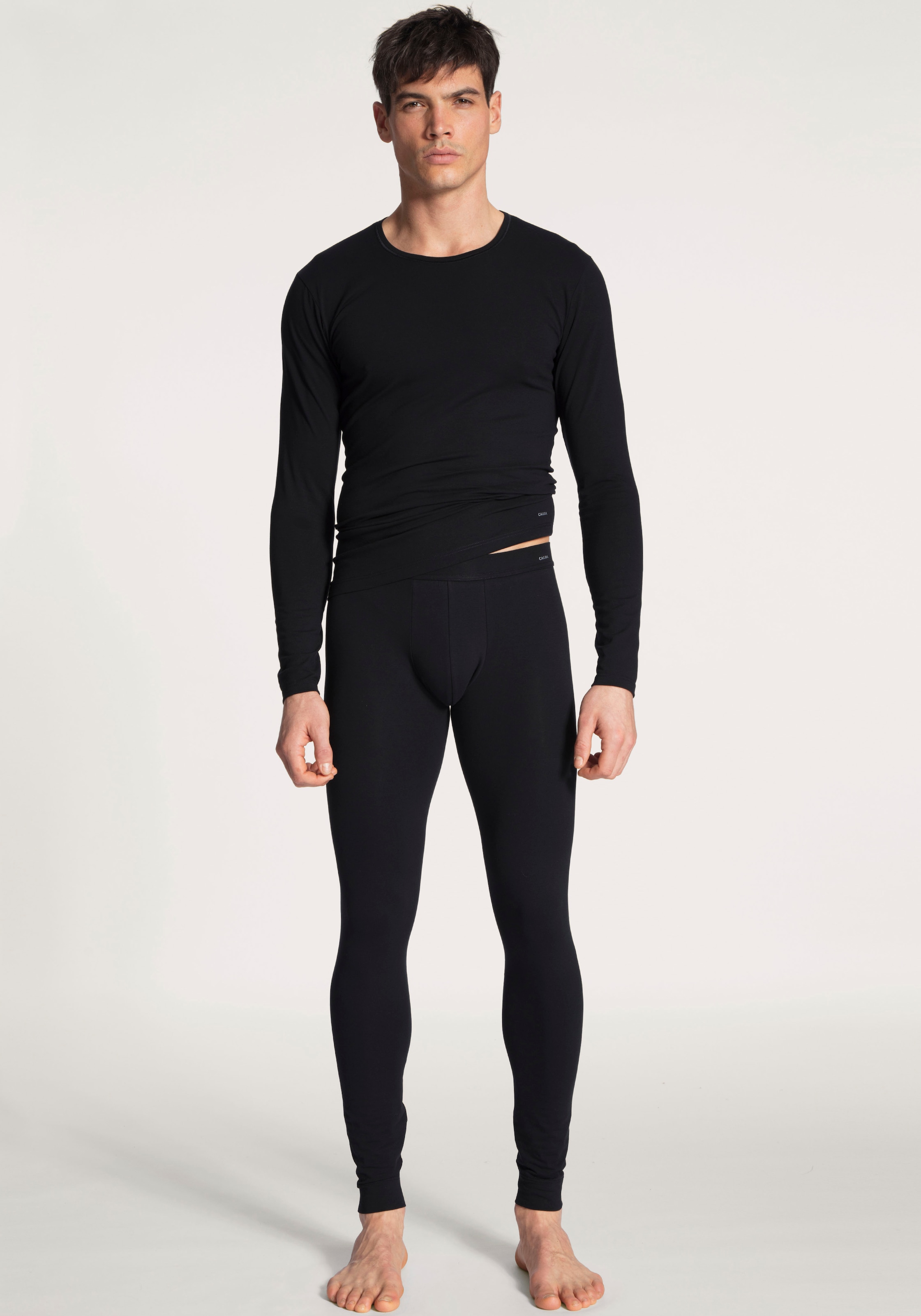 CALIDA Lange Unterhose »Cotton Code«, Long John mit Komfortbund