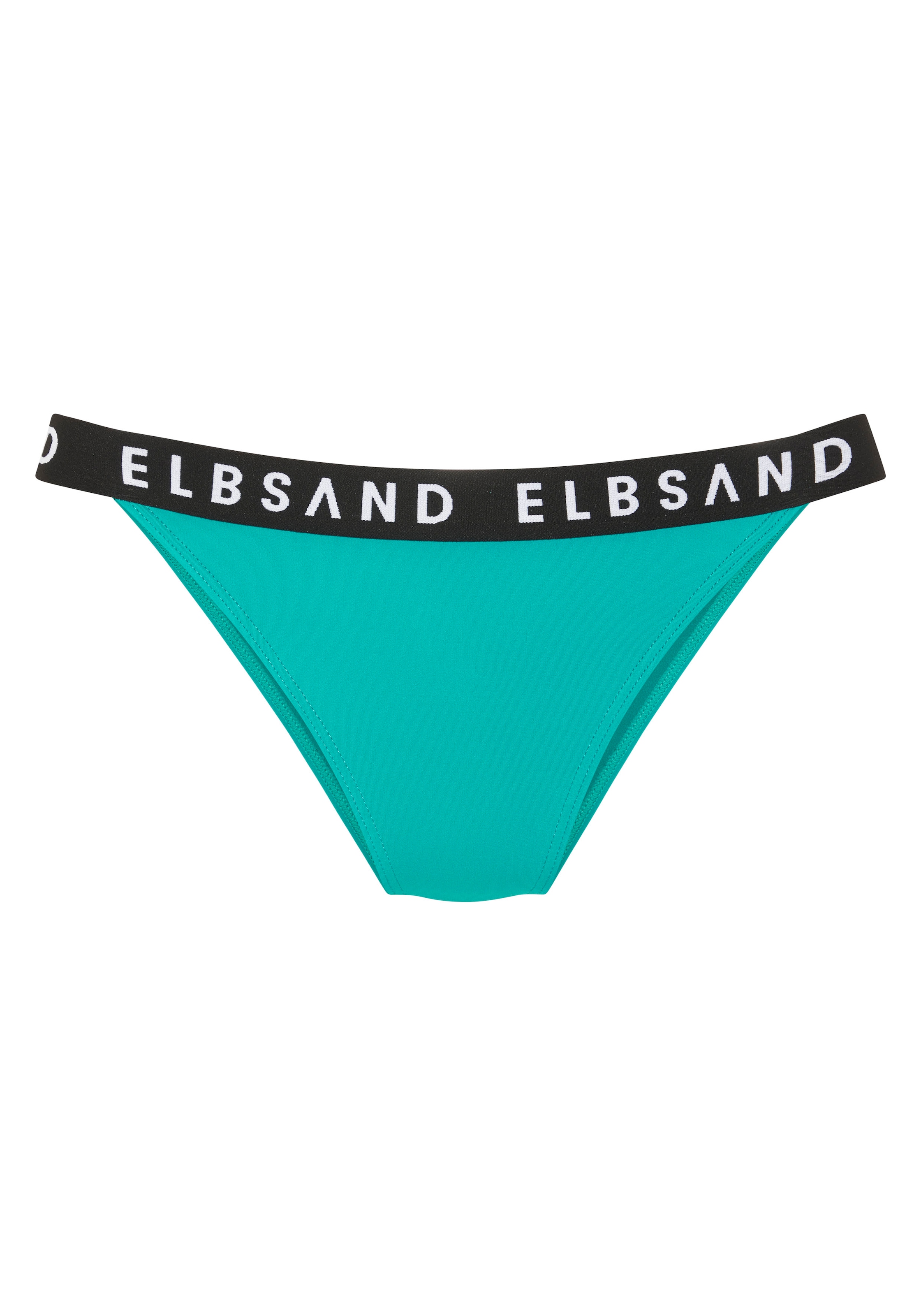 Elbsand Triangel-Bikini, mit Markenschriftzügen in Kontrastfarbe