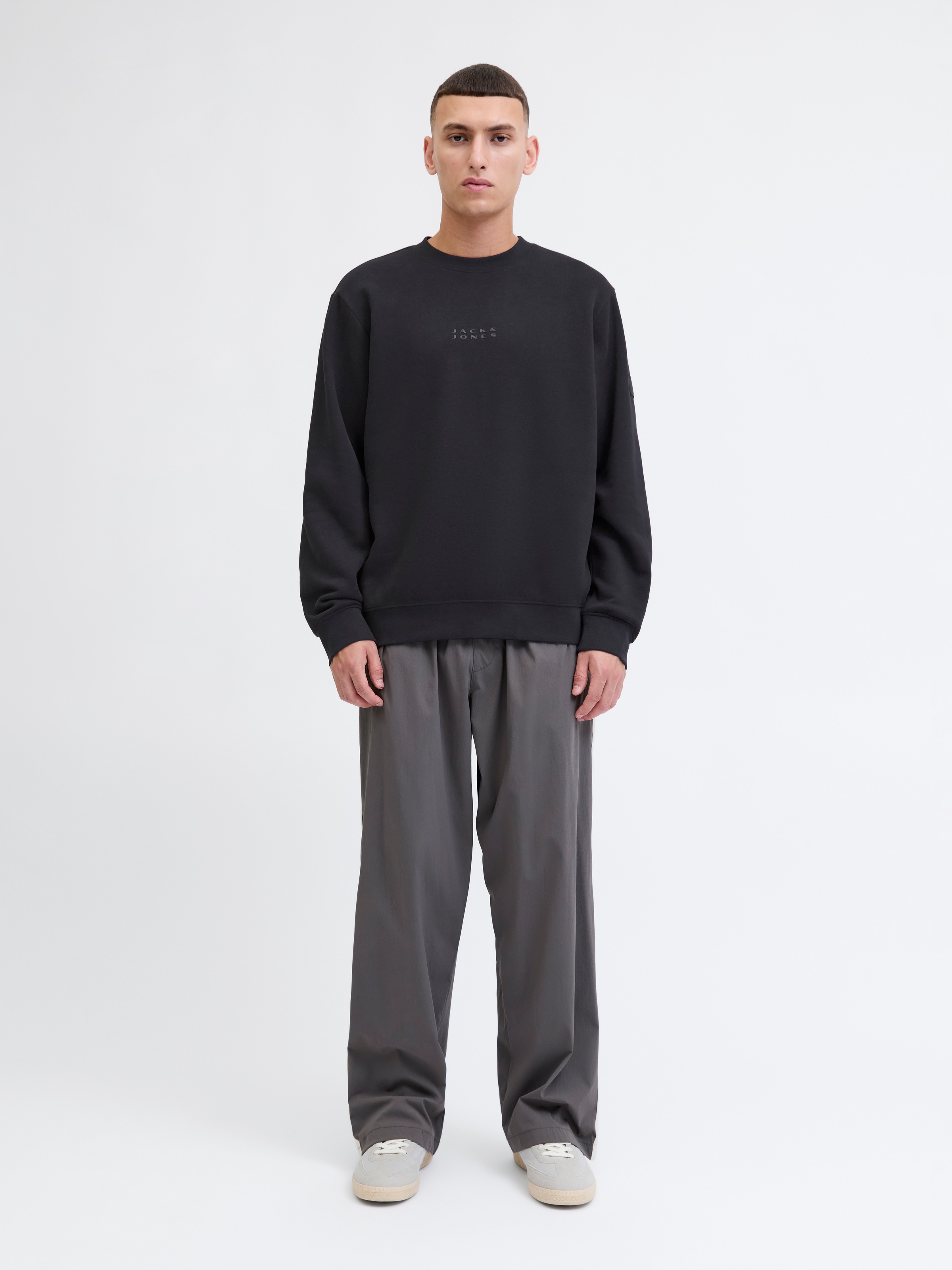 Jack & Jones Sweatshirt »JCOPOINT SWEAT BADGE CREW NECK BF«
