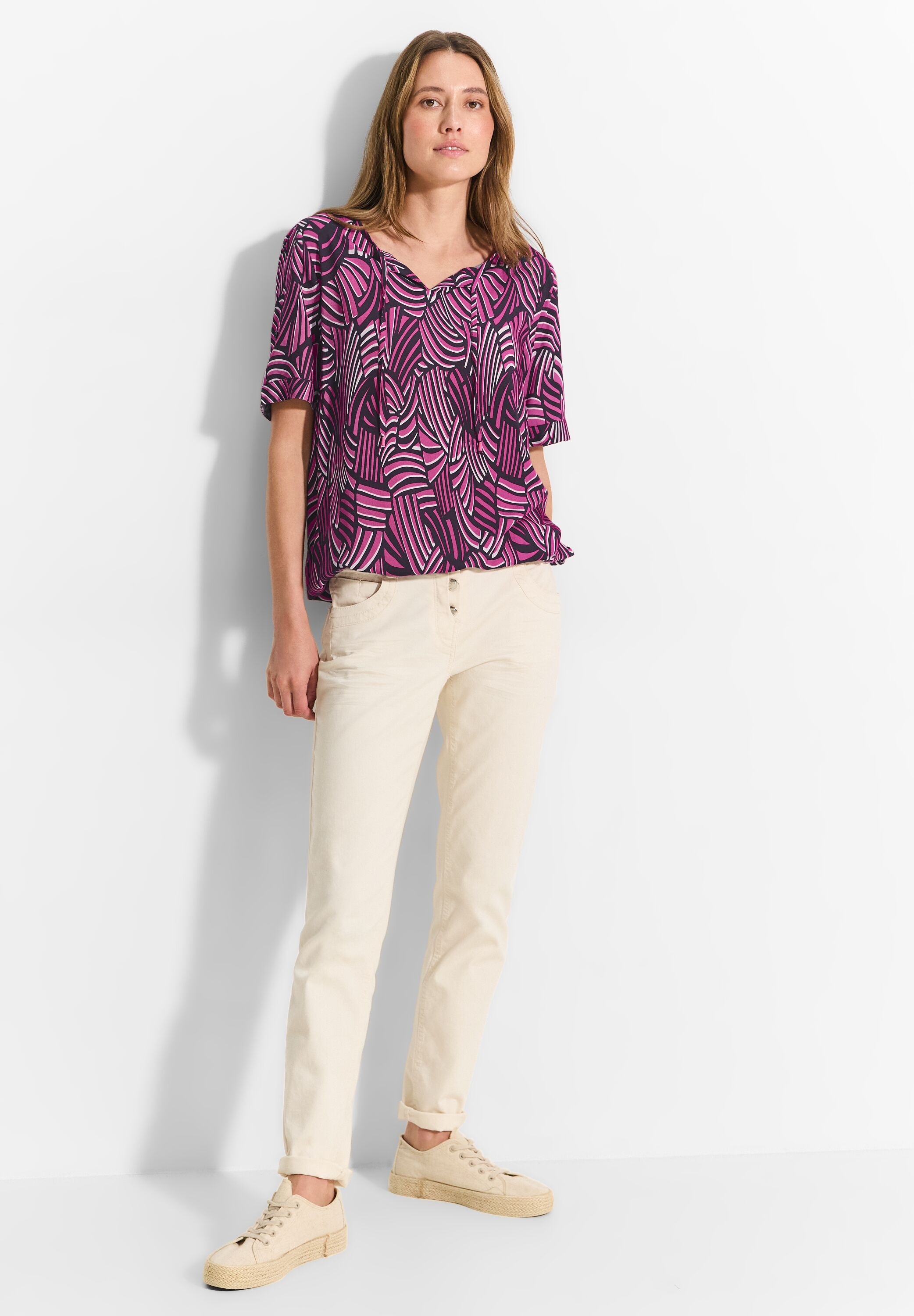 Cecil Shirtbluse, aus softer Viskose