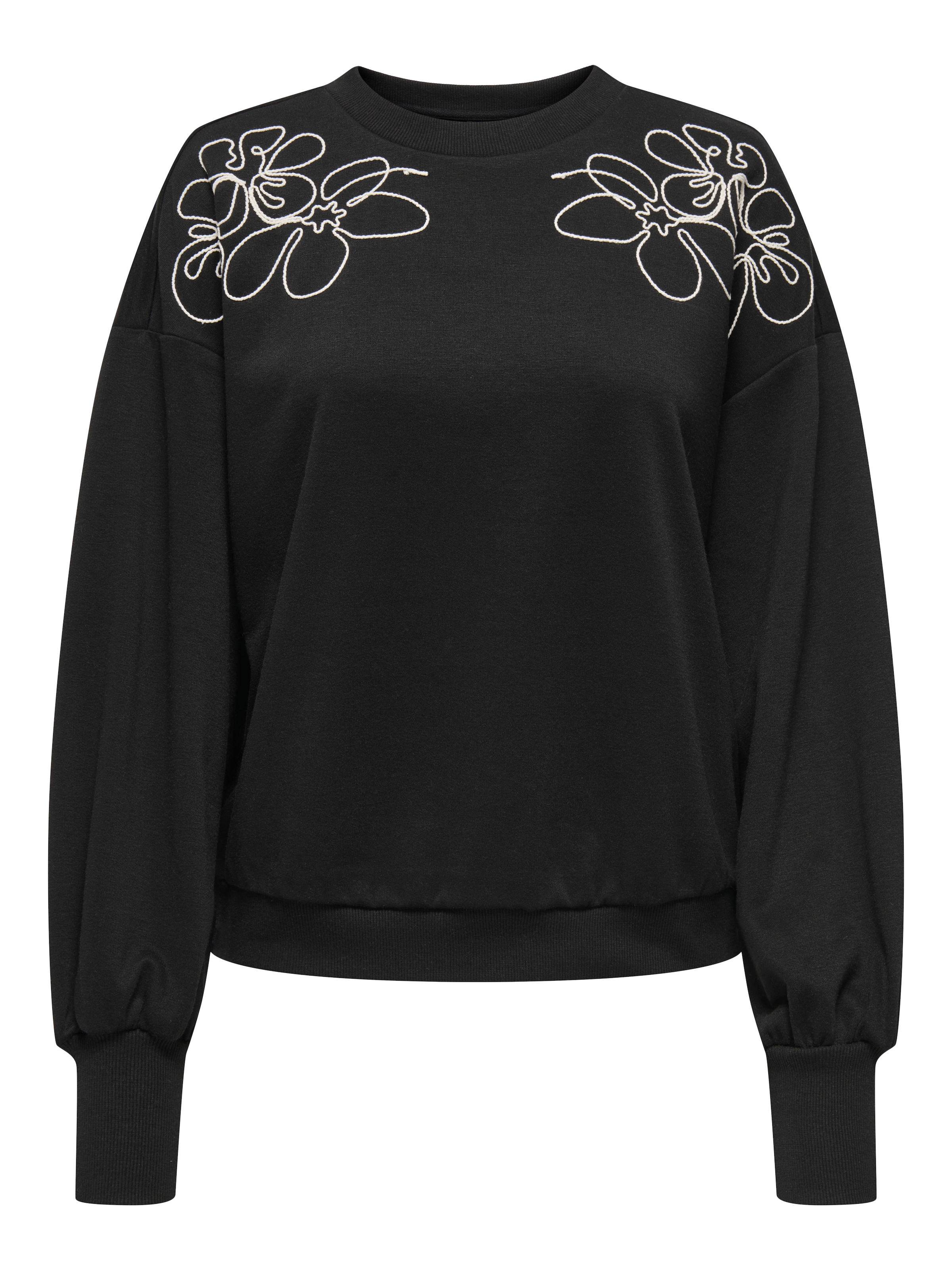 ONLY Sweatshirt "ONLBROOKE L/S O-NECK DETAIL SWT NOOS" günstig online kaufen