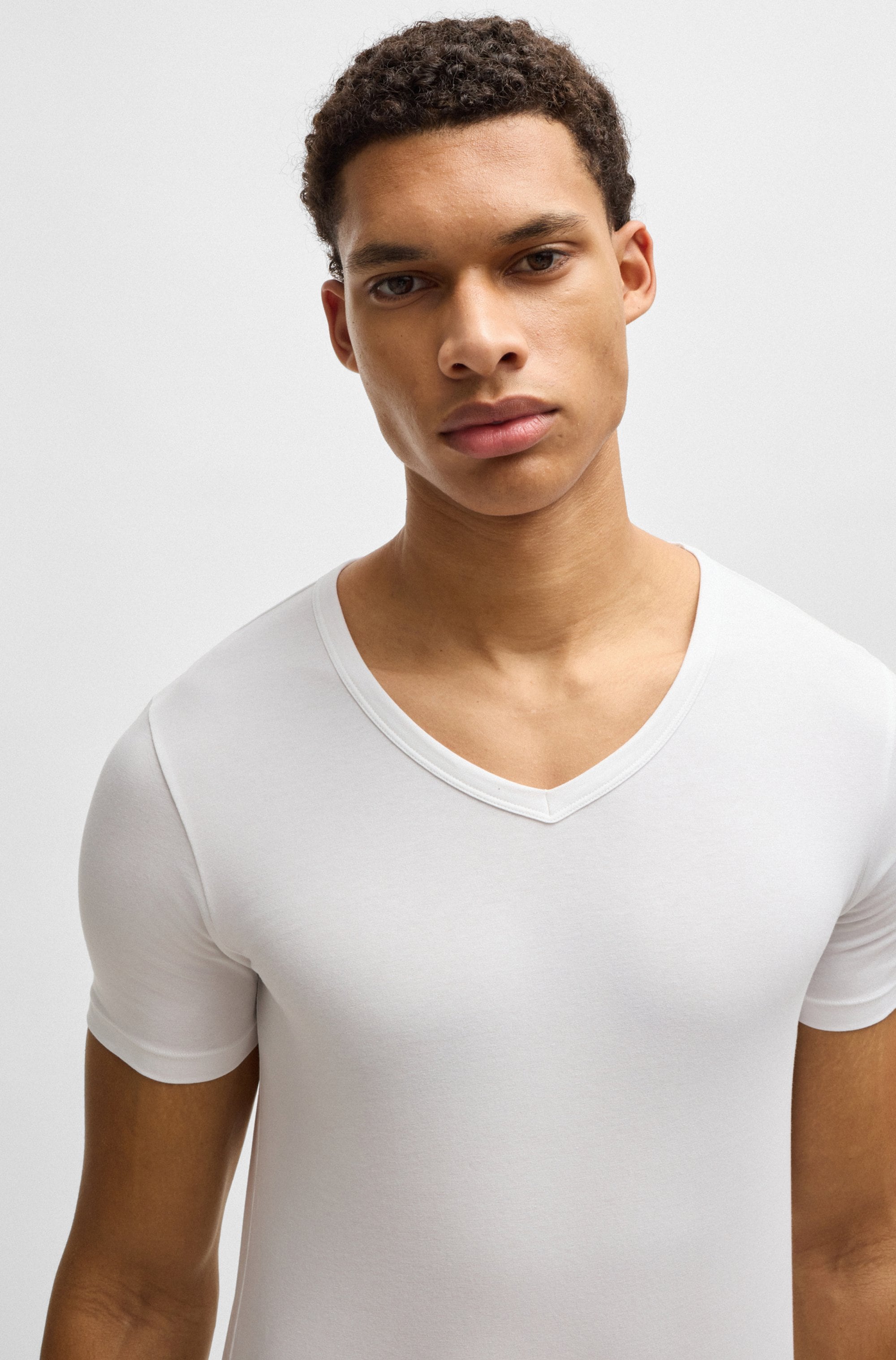 BOSS T-Shirt »TSHIRTVN 2P MODERN«, (Packung, 2 tlg., 2er)