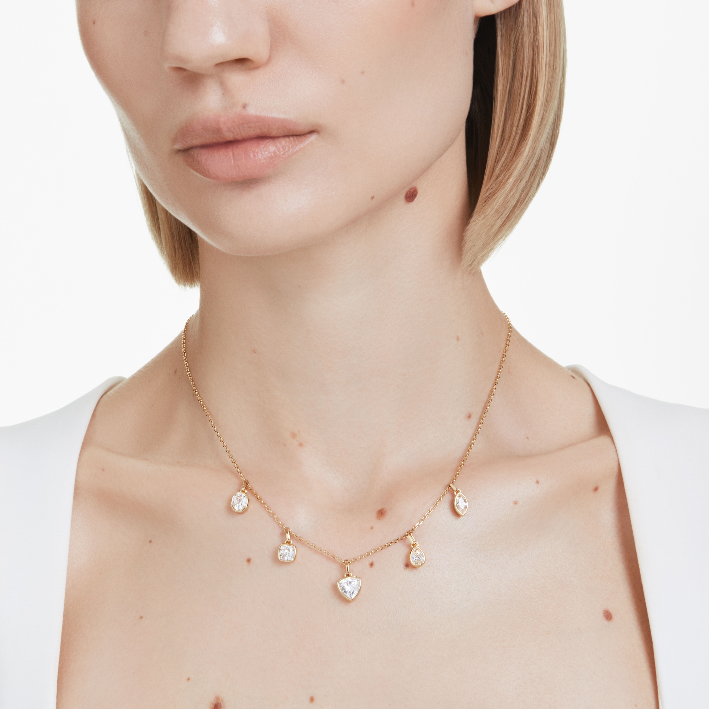 Swarovski Kette mit Anhänger »Schmuck Geschenk Imber Halskette, 5705463«, mit Swarovski® Zirkonia (synth.)