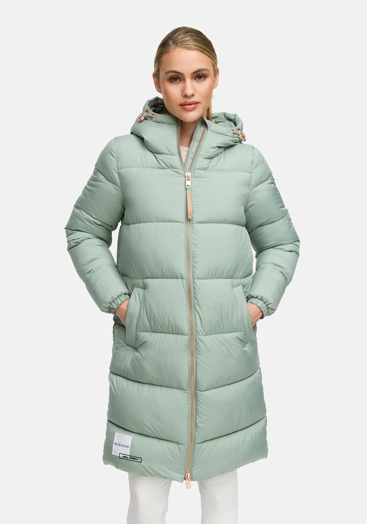 Marikoo Winterjacke "Nomadiaa" Lange Damen Winterjacke günstig online kaufen