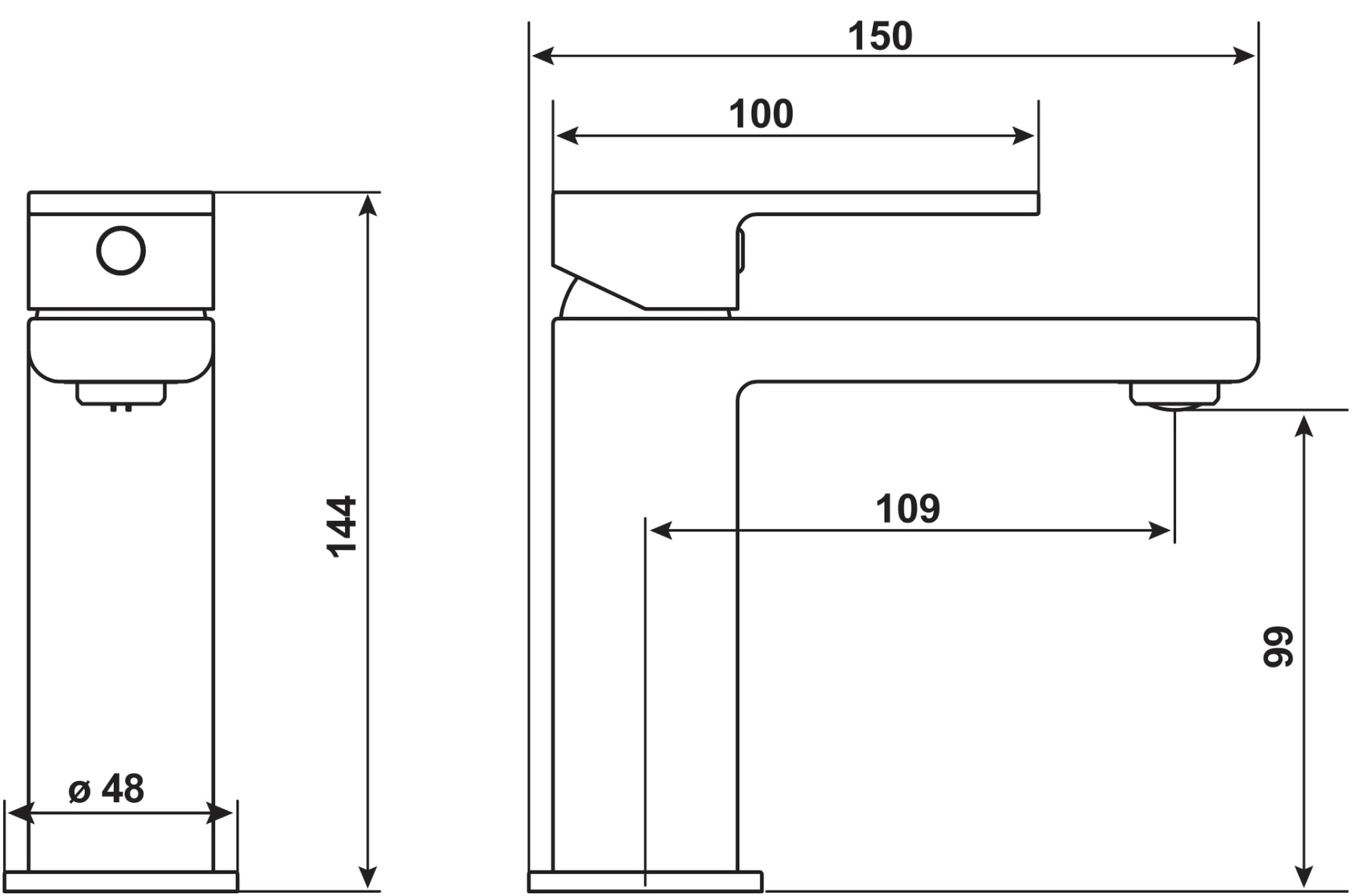 CORNAT Waschtischarmatur »Einhebelarmatur "Teide"«