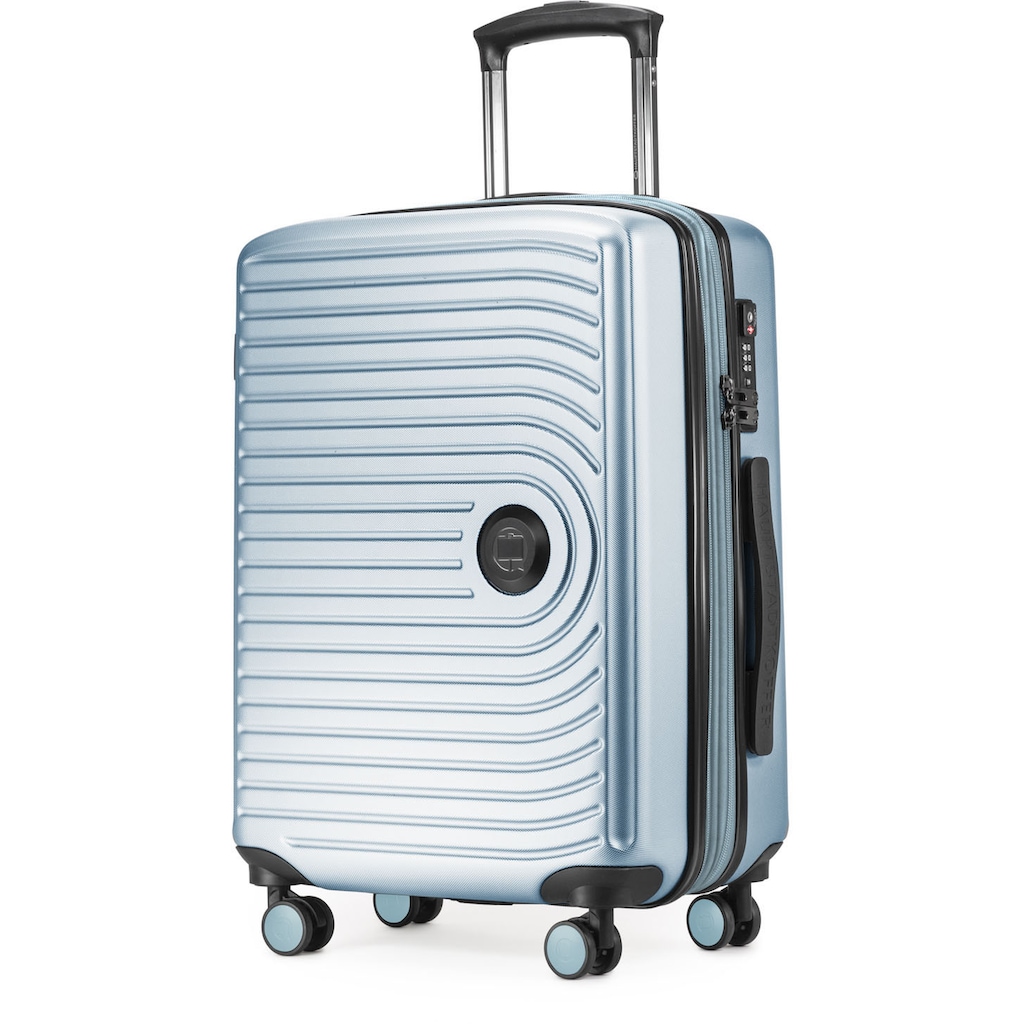 Hauptstadtkoffer Hartschalen-Trolley »Mitte, pool blue, 55 cm«, 4 Rollen