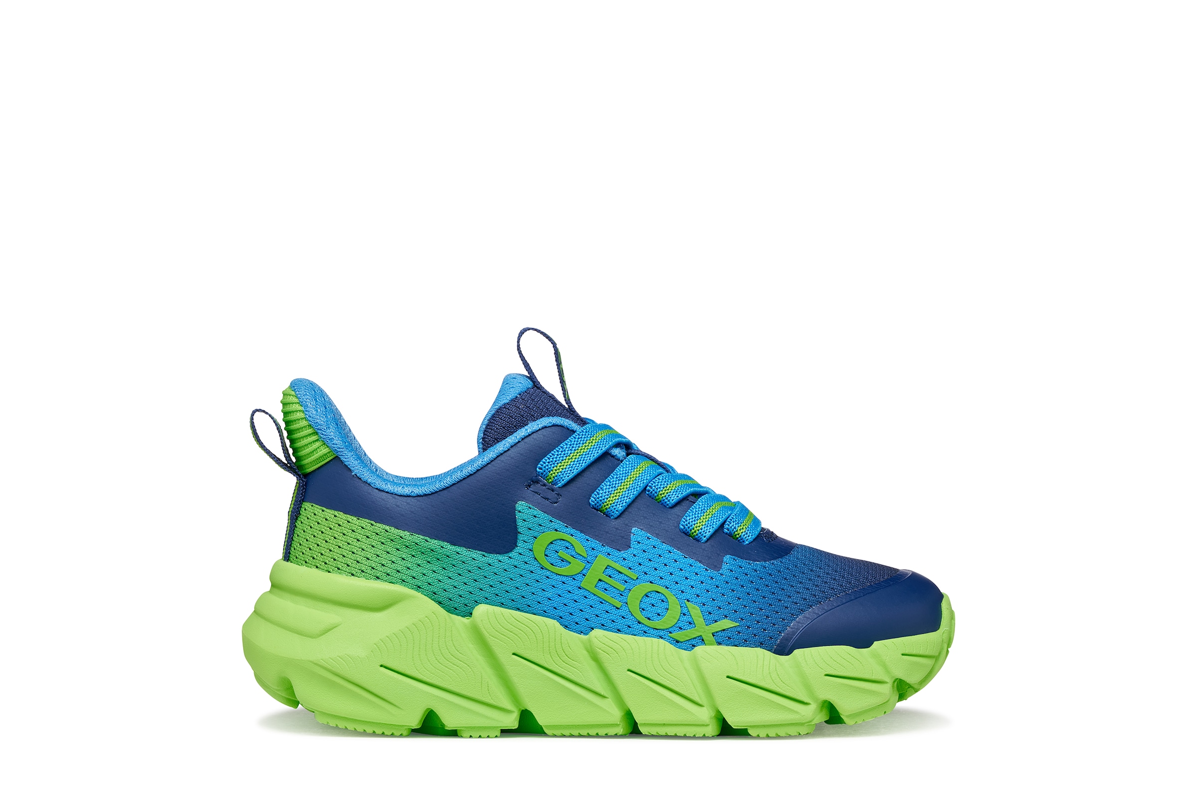 Geox Sneaker »J FLEXYPER FAST BOY«  Slipper mit auffälliger Laufsohle, Größenschablone zum Download