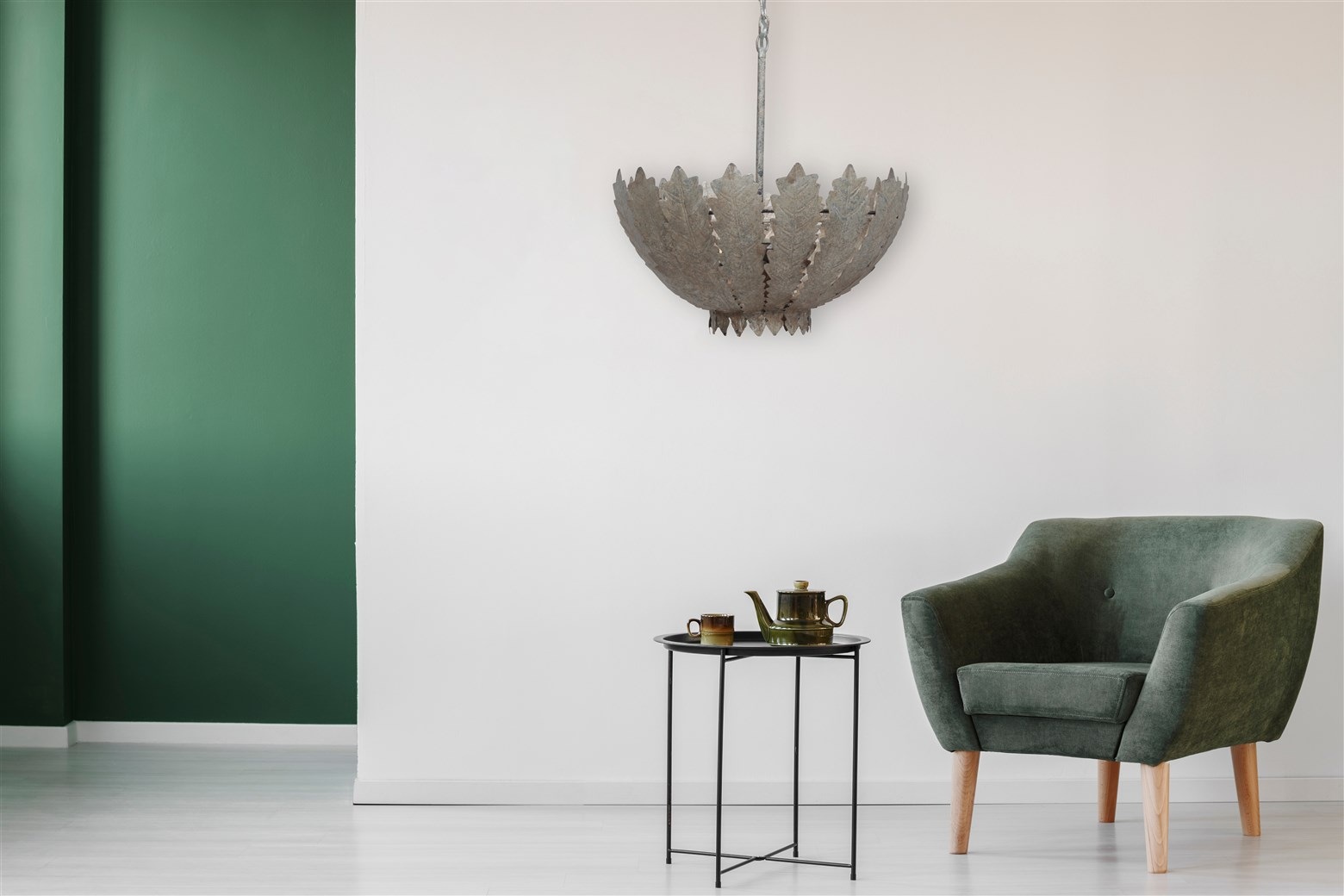 Kayoom Hängeleuchte »Hängelampe Autumn Leaves Large«, 1 flammig, Leuchtmittel E27 | ohne Leuchtmittel, handgefertigt, modern