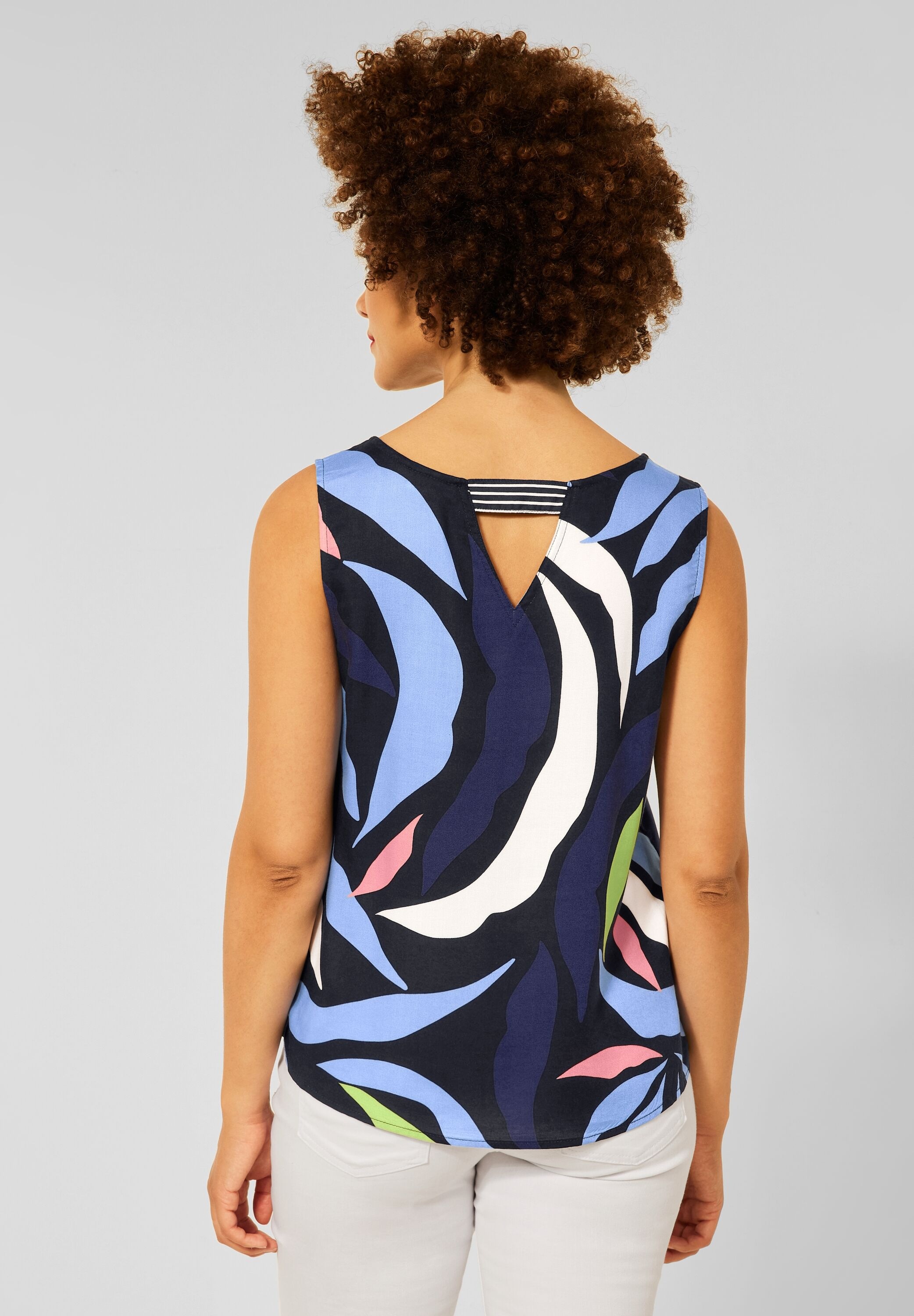 STREET ONE Blusentop, mit allover Print