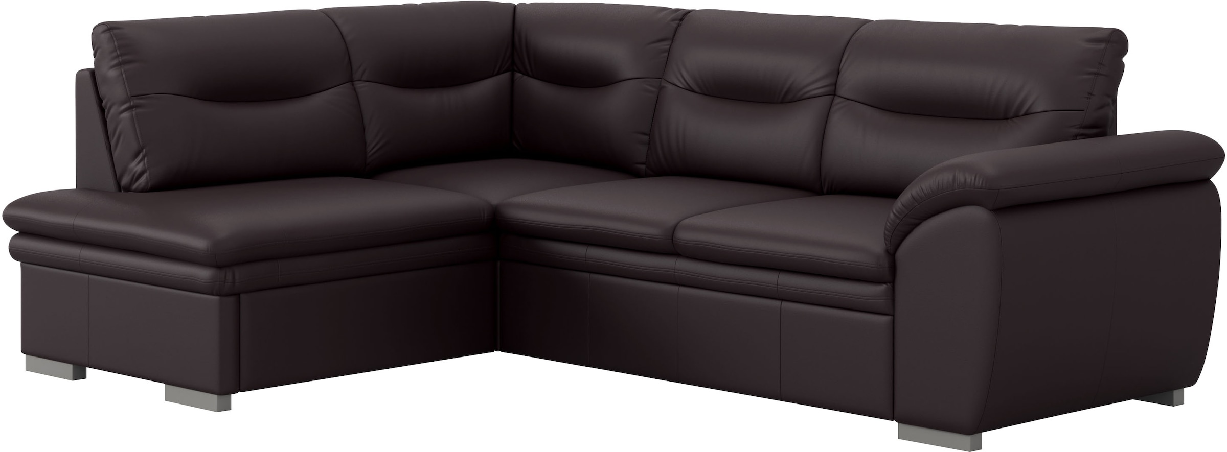 COTTA Ecksofa »Leandra L-Form«, wahlweise mit Bettfunktion & Bettkasten