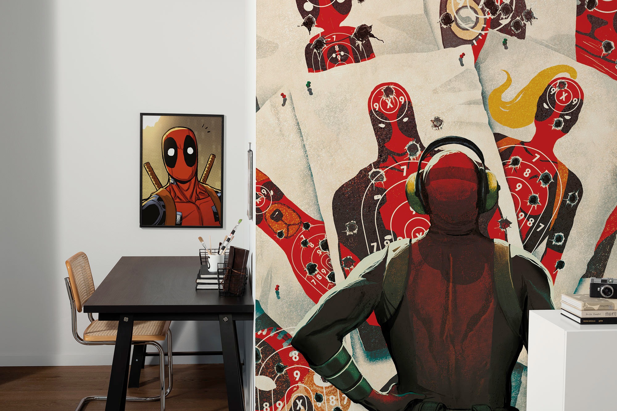Thumbnail - Komar Kindertapete "Marvel Deadpool Target Shooting" bedruckt glatt