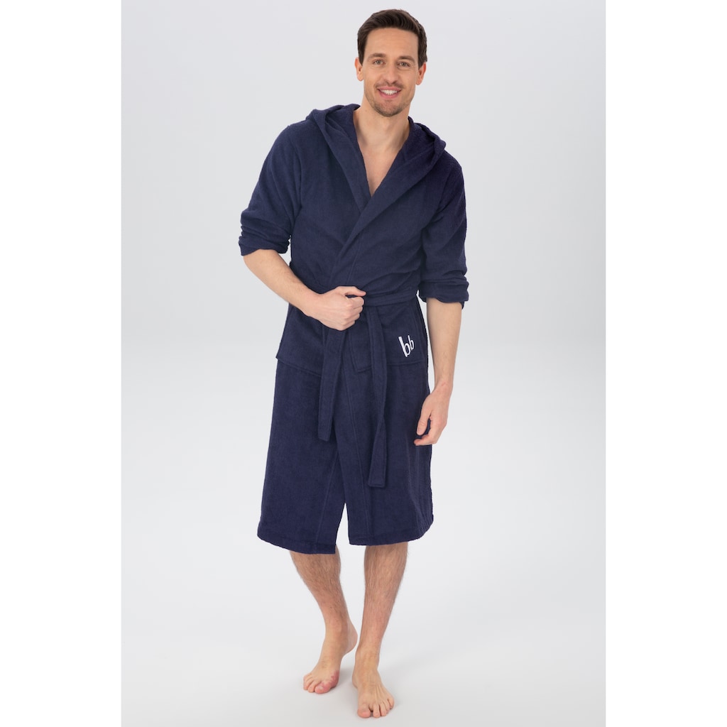 Bruno Banani Unisex-Bademantel »Robby«, (1 St.)