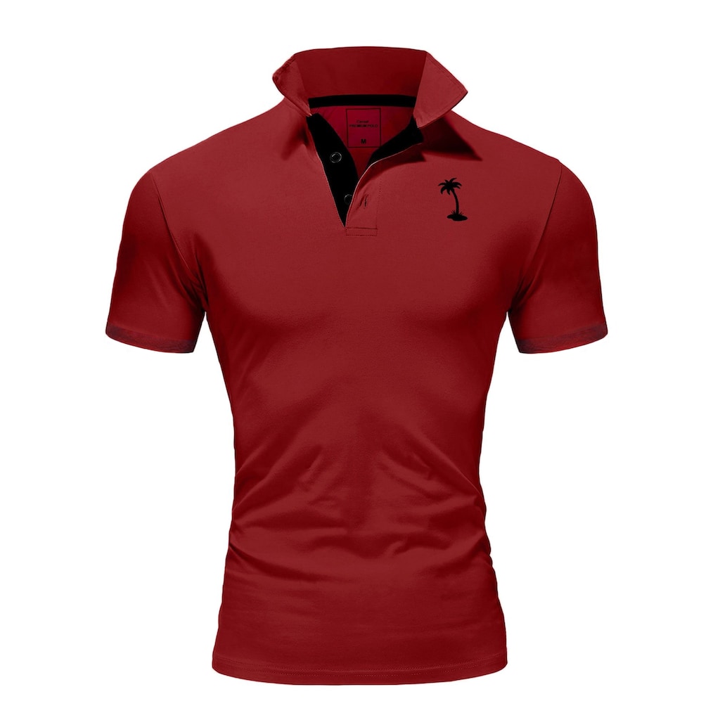 behype Poloshirt »PALMSON«