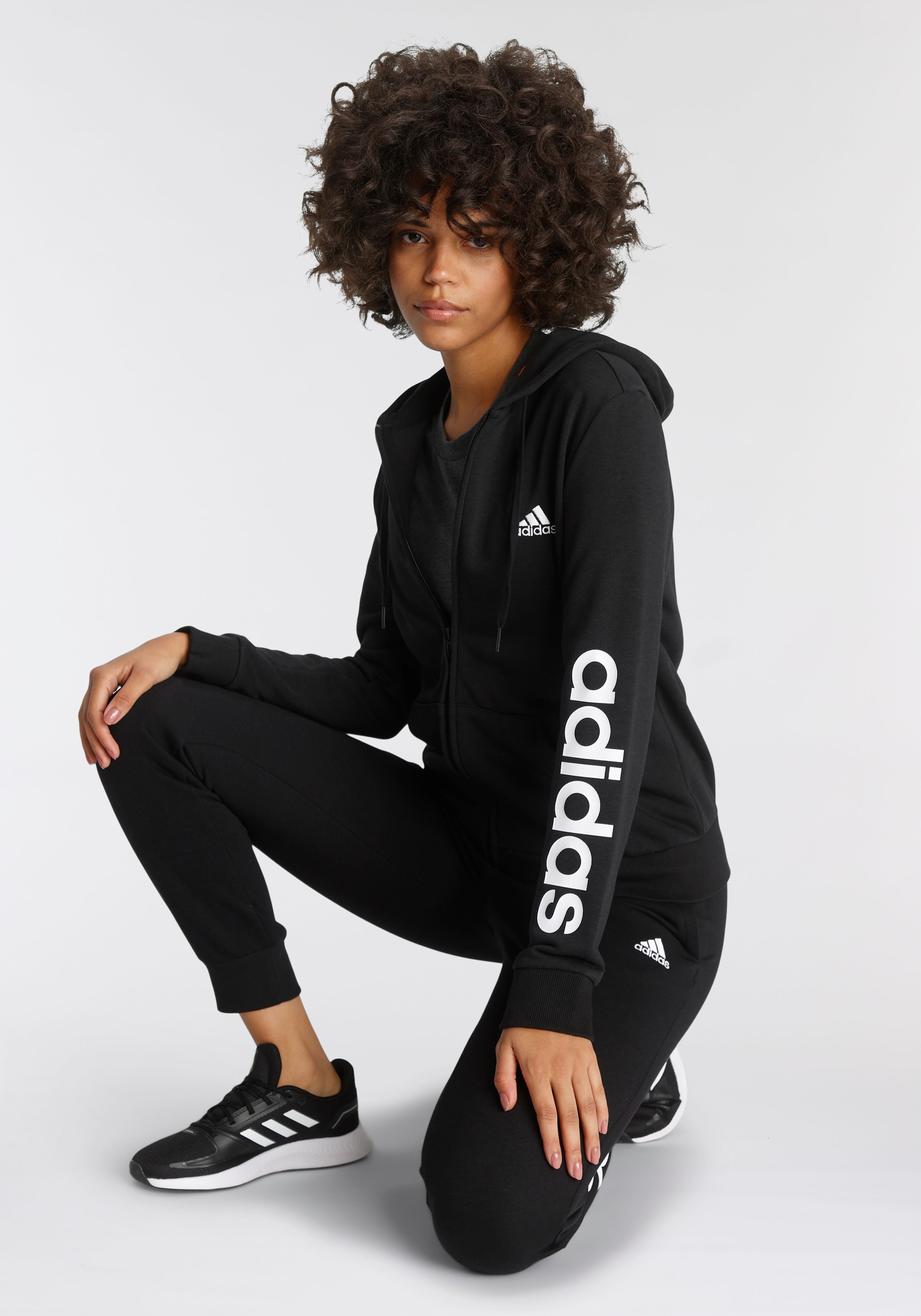 adidas Sportswear Kapuzensweatshirt »ESSENTIALS LOGO KAPUZENJACKE«