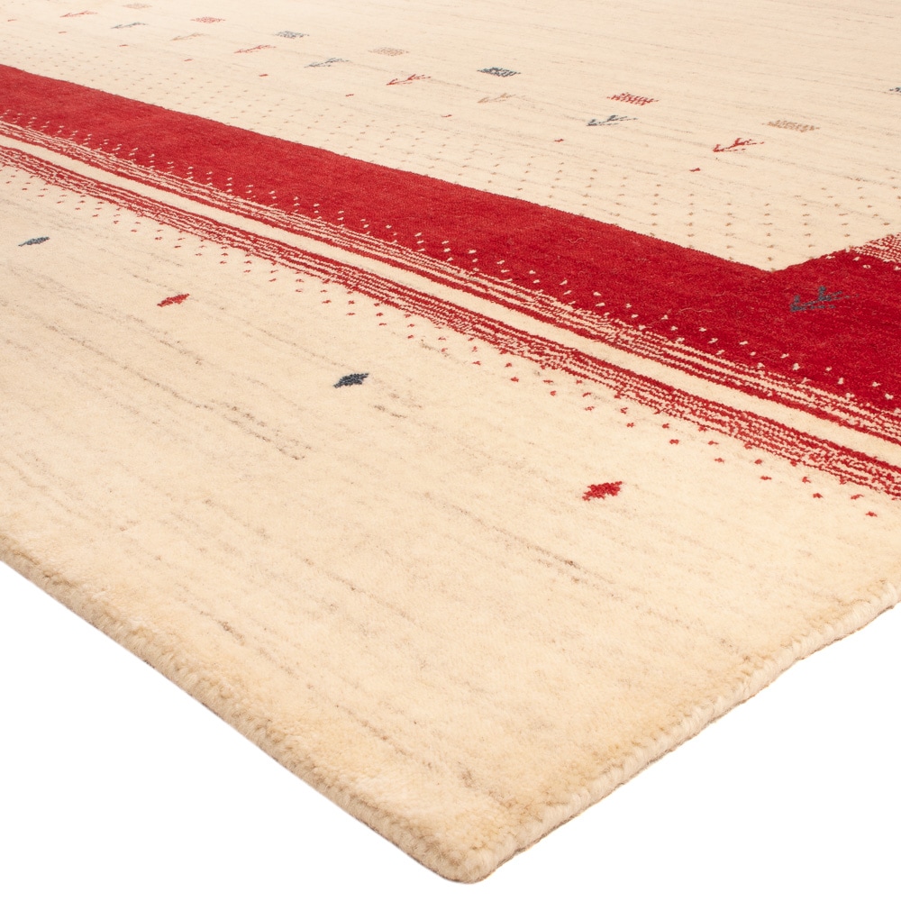 morgenland Wollteppich »Aurora Flair - Gabbeh Teppich - Loribaft Softy«, rechteckig, 1,2 mm Höhe, Sehr weicher Flor