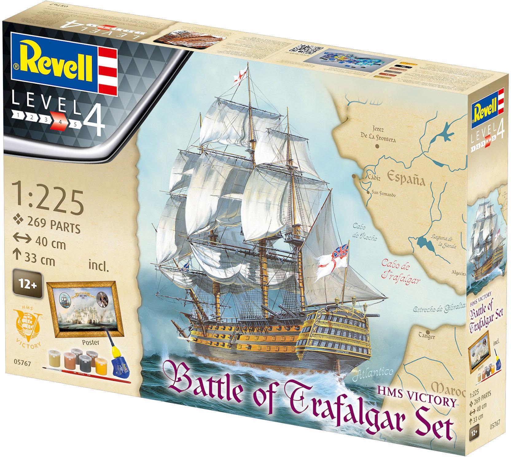 Revell® Modellbausatz »HMS Victory, Battle of Trafalgar«, 1:225, Made in Europe