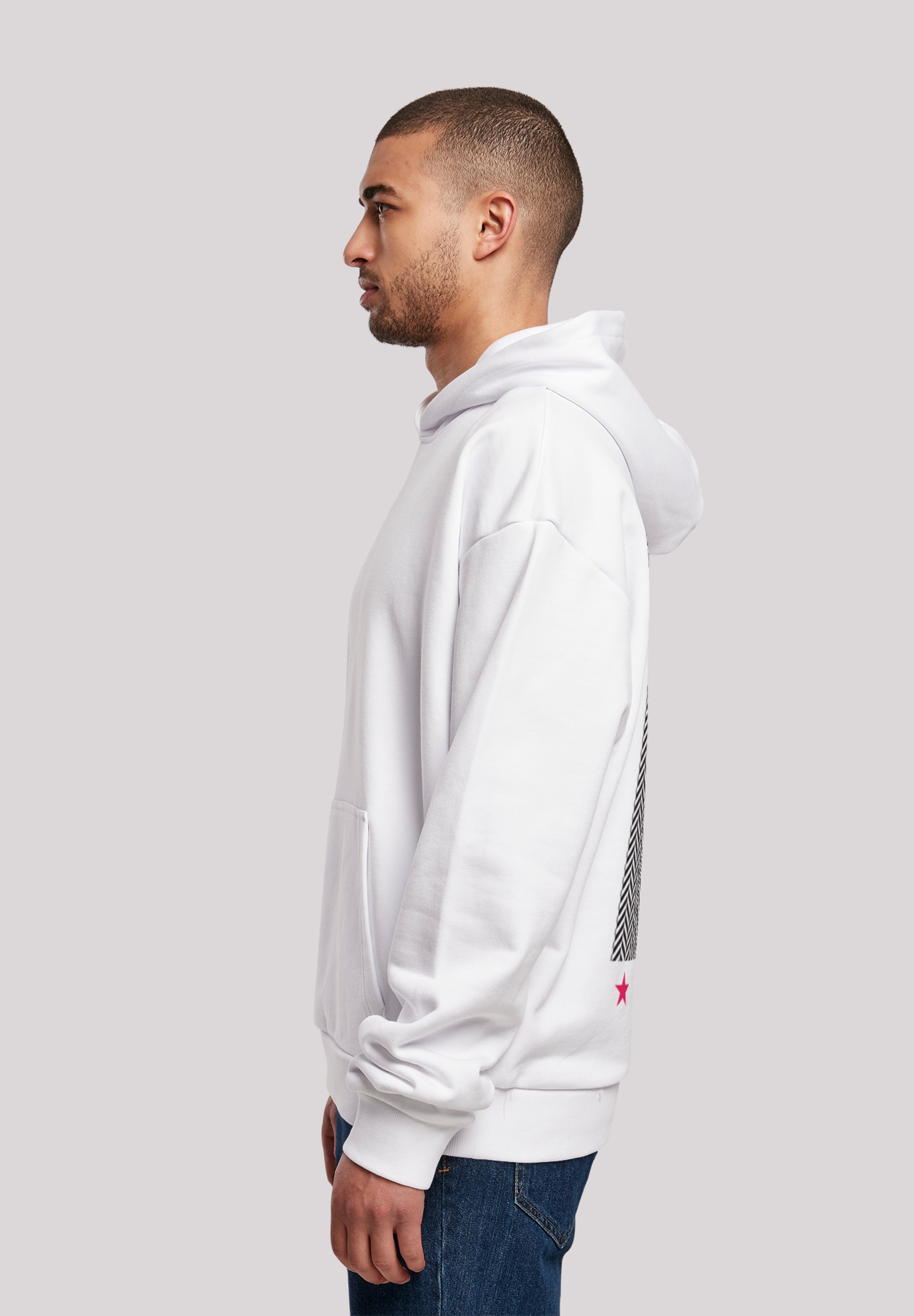 F4NT4STIC Kapuzenpullover »3D PINK RING«, Print