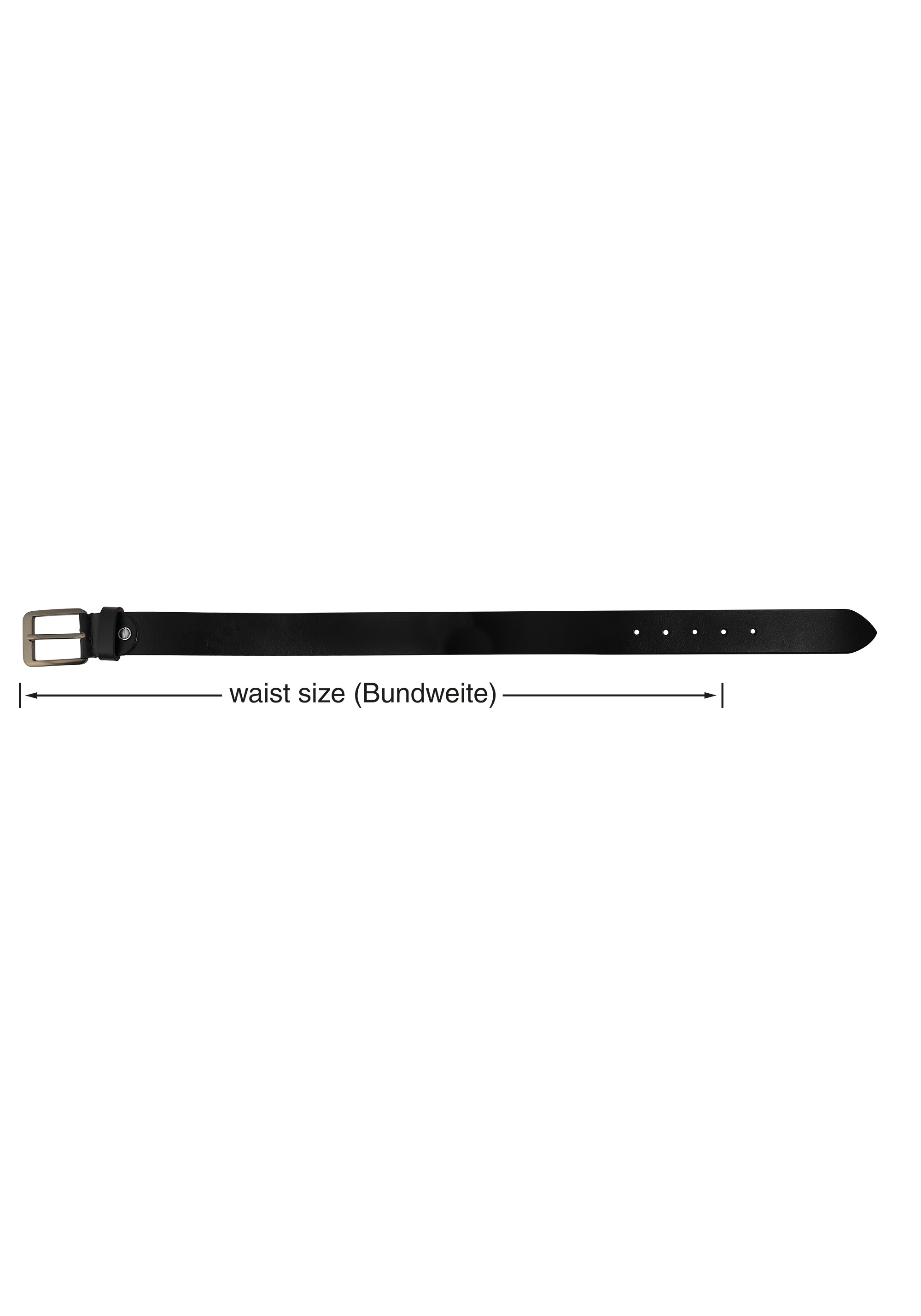 Leonardo Verrelli Ledergürtel »90 cm - 130 cm (Bundweite) in Braun aus 100% Echtleder, kürzbar«