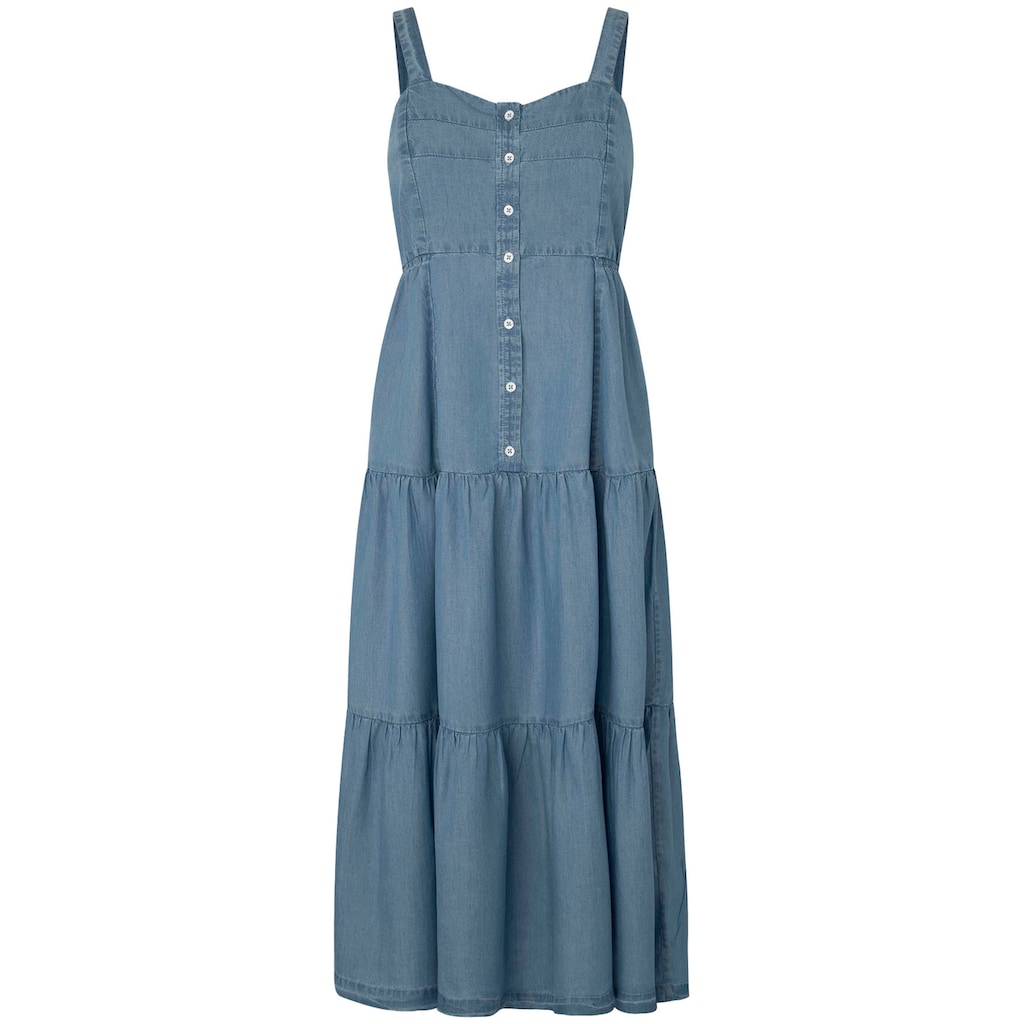 Pepe Jeans Sommerkleid »EDITH«, in Jeansoptik, aus sommerlicher Qualität